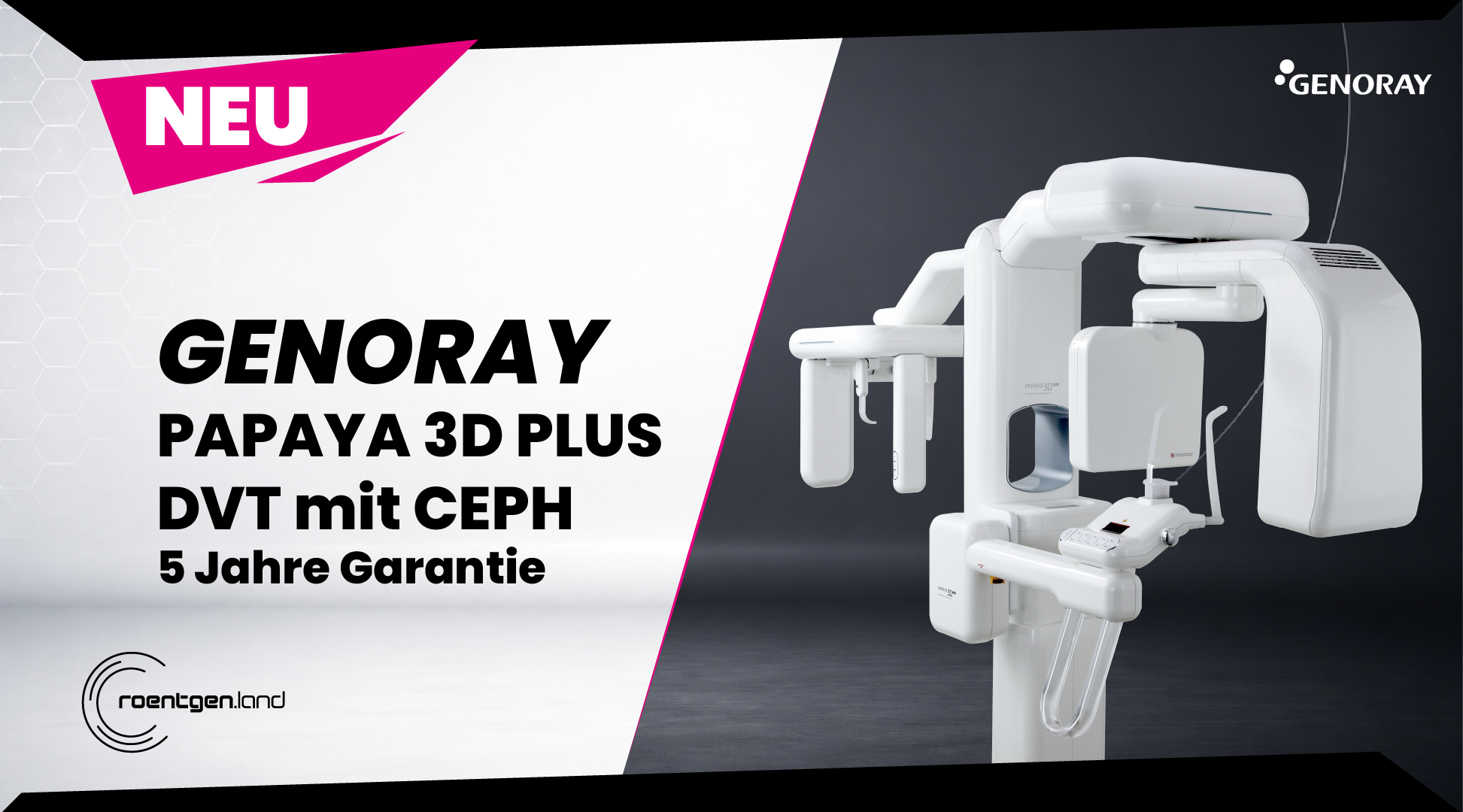 GENORAY PAPAYA 3D + CEPH –  „inkl. Installation, Workstation, Befundmonitor“ | 382331