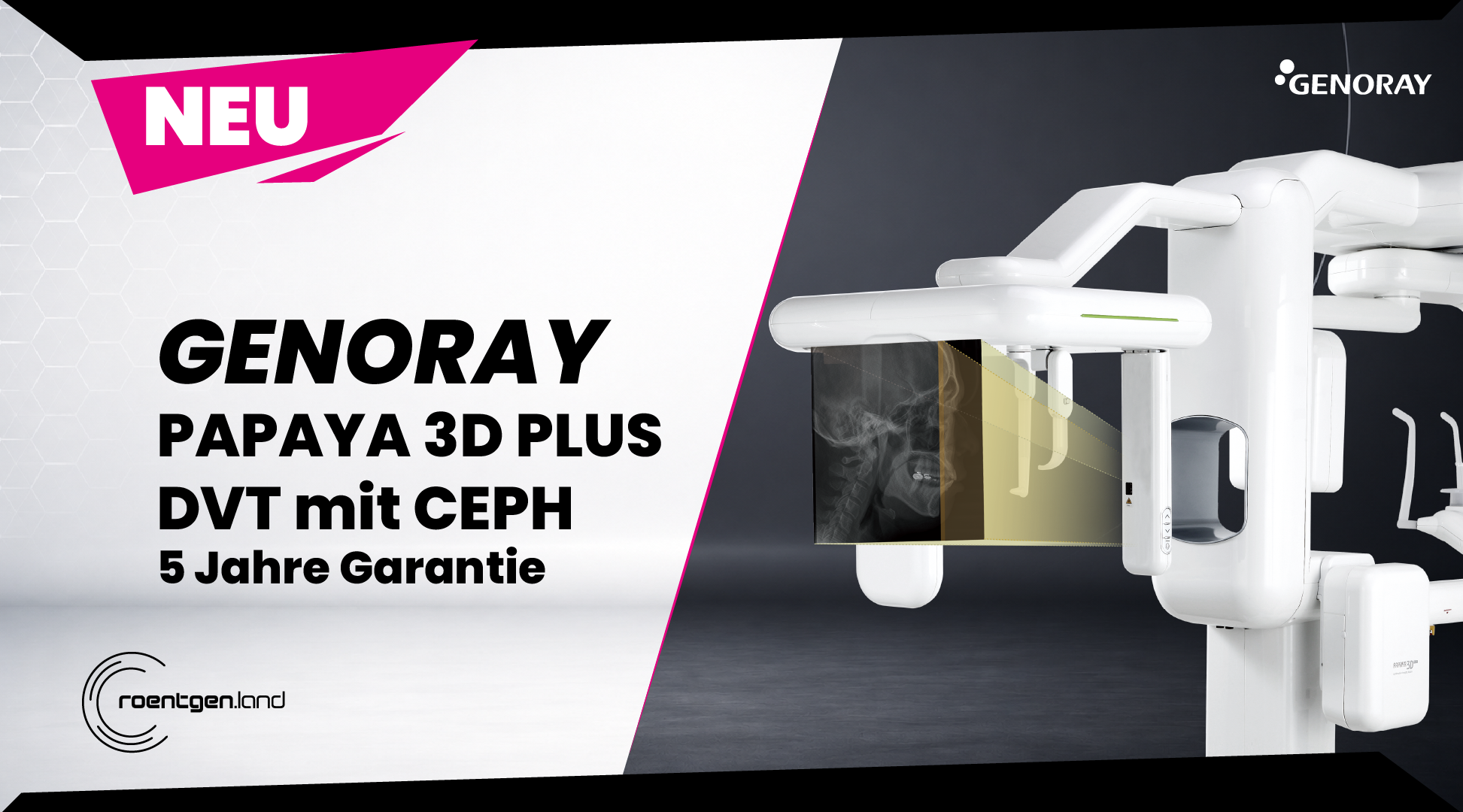GENORAY PAPAYA 3D + CEPH –  „inkl. Installation, Workstation, Befundmonitor“ | 382333
