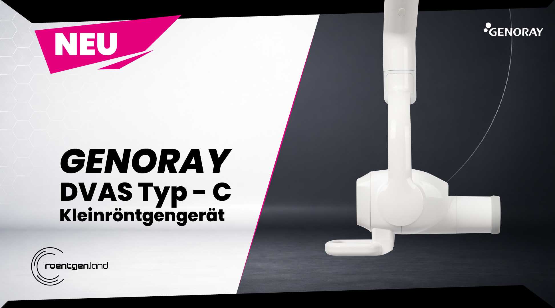GENORAY DVAS Kleinröntgen Stuhlversion NEUGERÄT | 382287