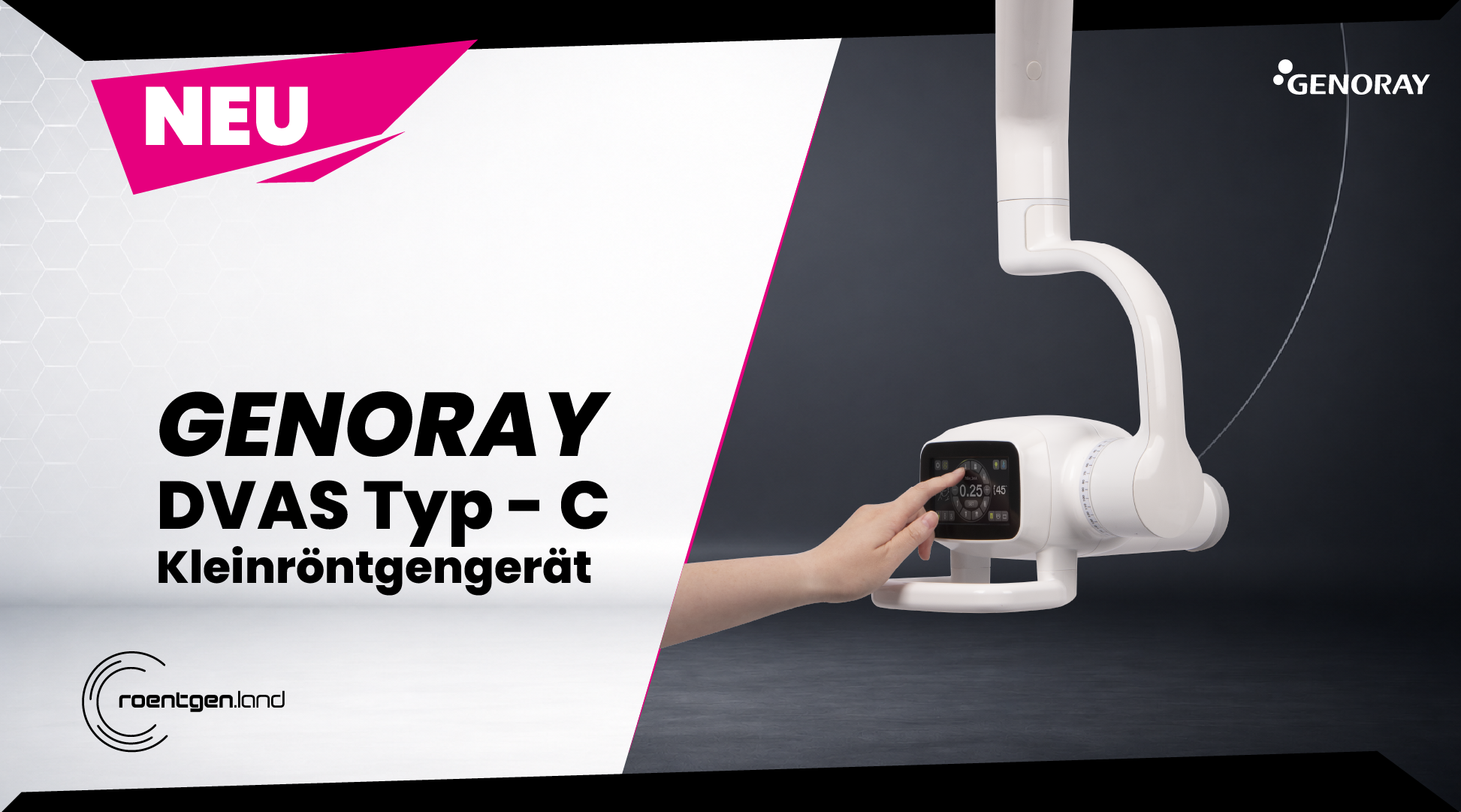 GENORAY DVAS Kleinröntgen Stuhlversion NEUGERÄT | 382288