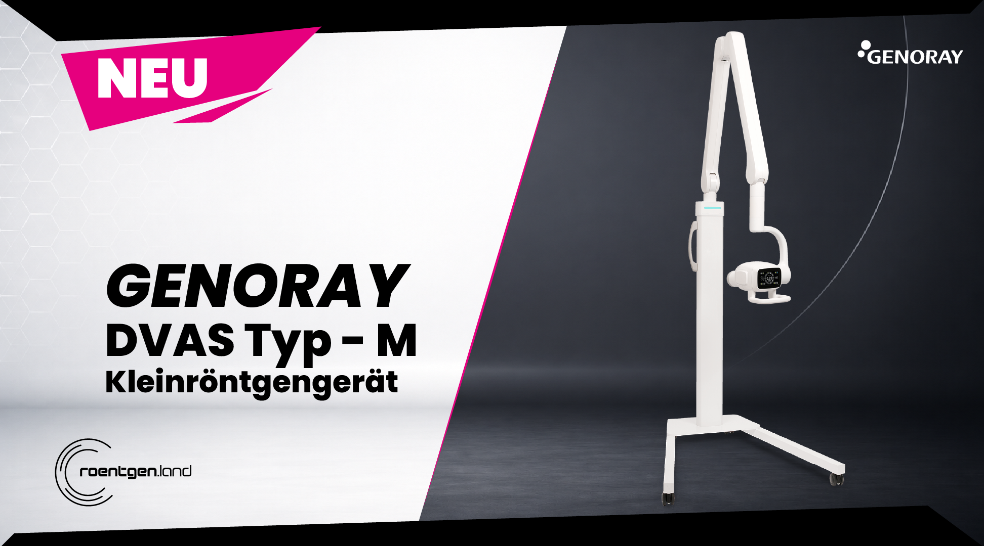GENORAY DVAS Kleinröntgen Stativ NEUGERÄT | 382301