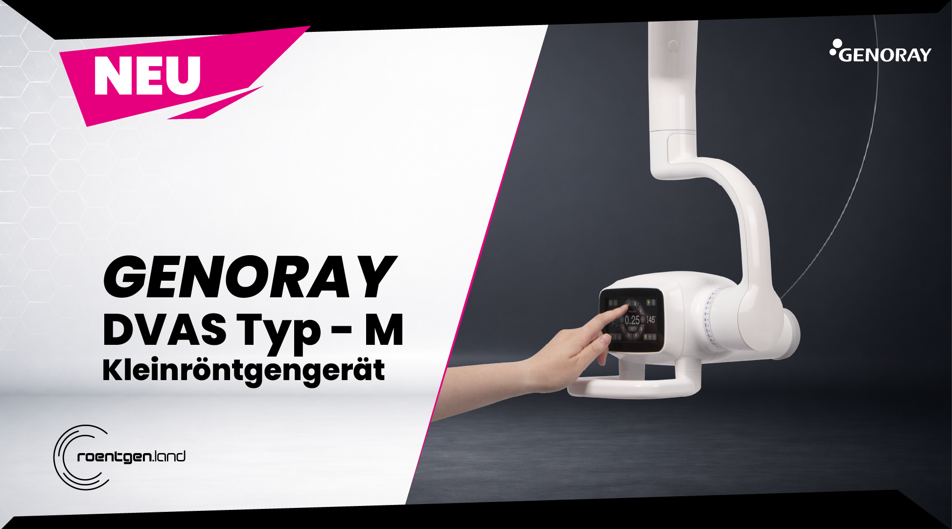 GENORAY DVAS Kleinröntgen Stativ NEUGERÄT | 382305
