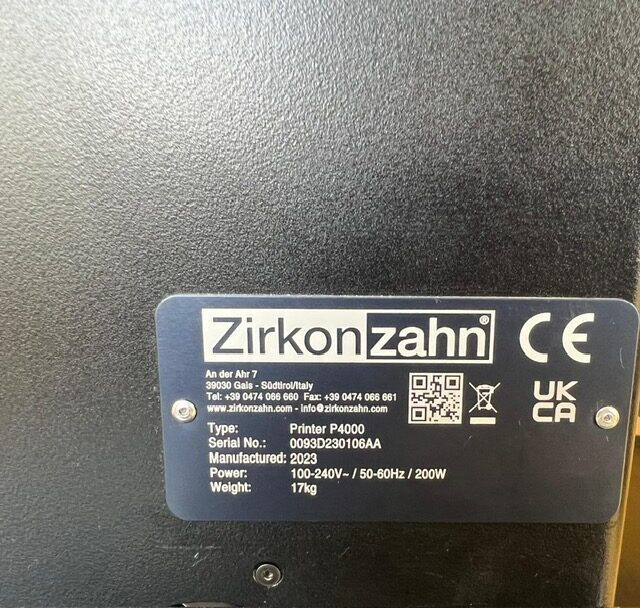 3D-Drucker P4000 Zirkonzahn | 384237