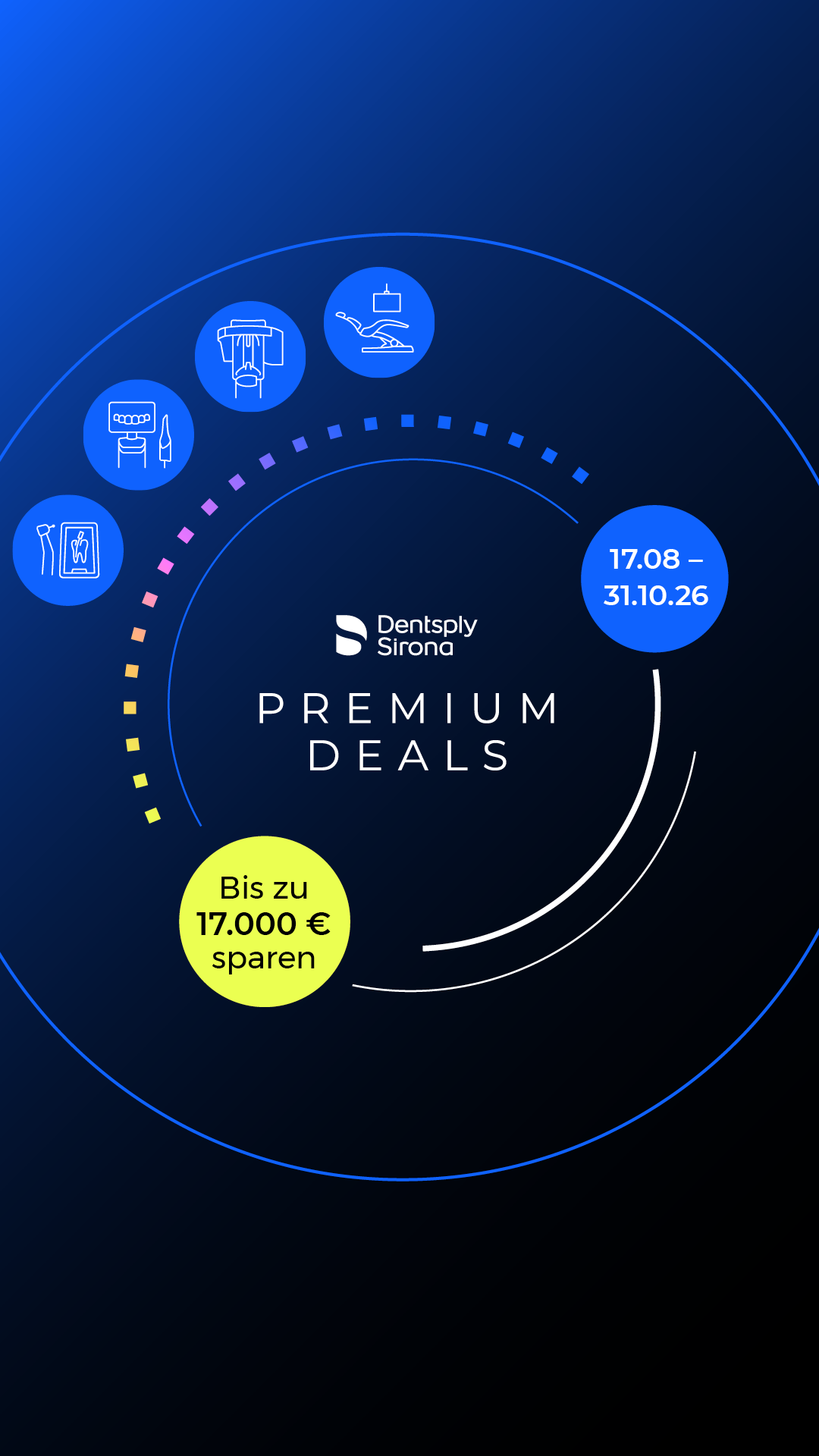 Dentsply Sirona: PREMIUM DEALS (Behandlungseinheiten, CAD/CAM, Röntgen, Endodontie) | 385431