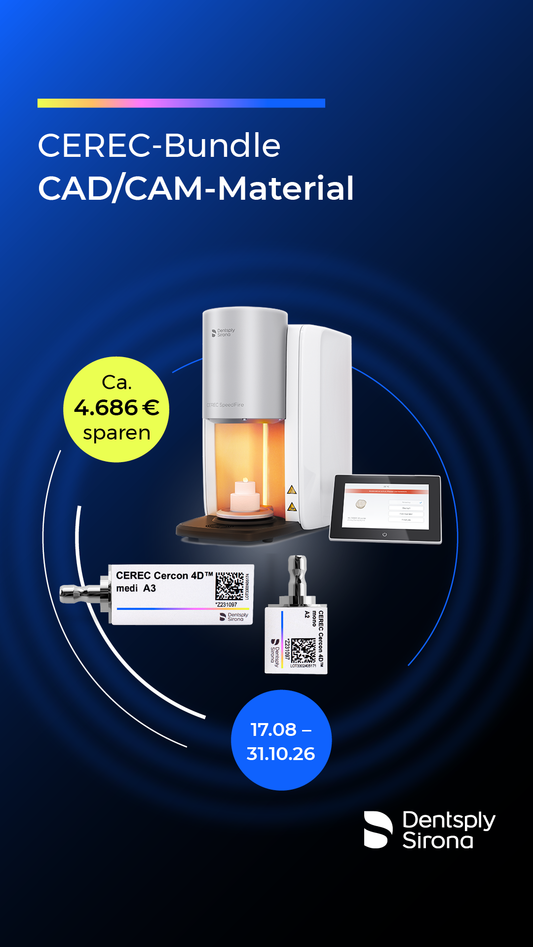 Dentsply Sirona: PREMIUM DEALS (Behandlungseinheiten, CAD/CAM, Röntgen, Endodontie) | 385436