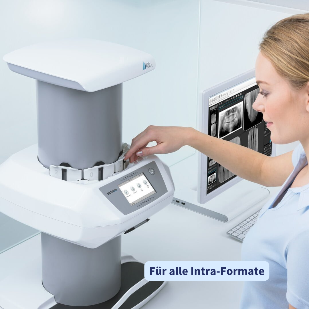Dürr Dental VistaScan Combi View Speicherfolienscanner, NEU mit Befundungsmonitor & Workstation | 385081