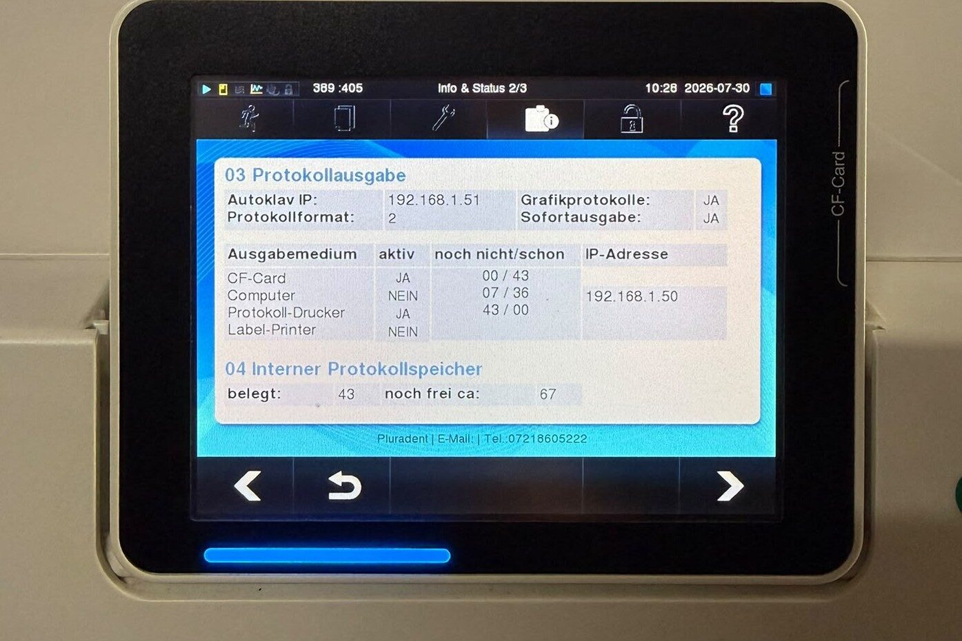 Melag Vacuklav 40B+ Sterilisator B-Klasse Autoklav | 385661