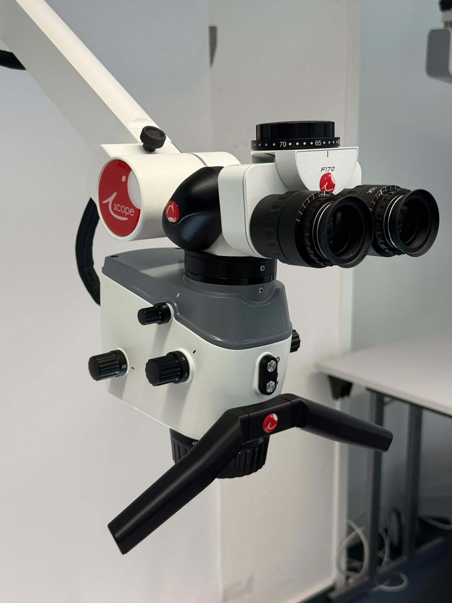 Dentalmikroskop AM5000 mit Sony 4k Videokamera, Fluoreszenfilter, Balanceachse | 383843