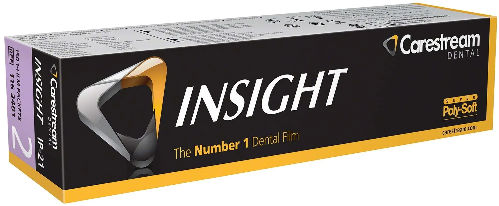 Carestream Kodak INSIGHT Periapical Einzelfilm 3,1×4,1cm IP-21 Pa 150 | 385048