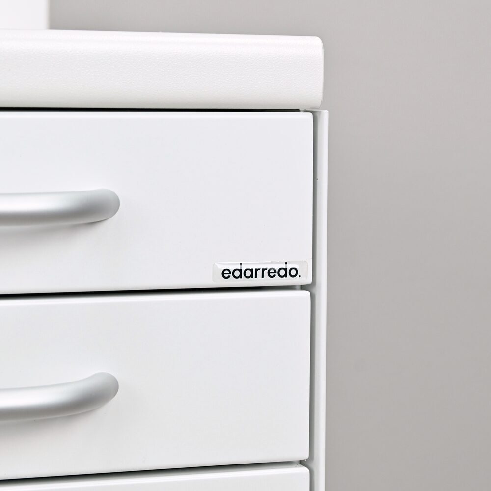 Edarredo E04 Monocolore Dental Behandlungszeile Schrankzeile aus Stahl | 385243