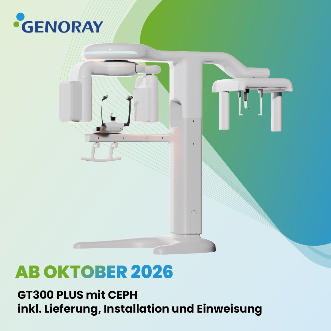 GENORAY GT300 PLUS (Ceph) – NEUGERÄT – Erhältlich ab Oktober 2026 – 65 µm – sehr hohe Auflösung | 384675