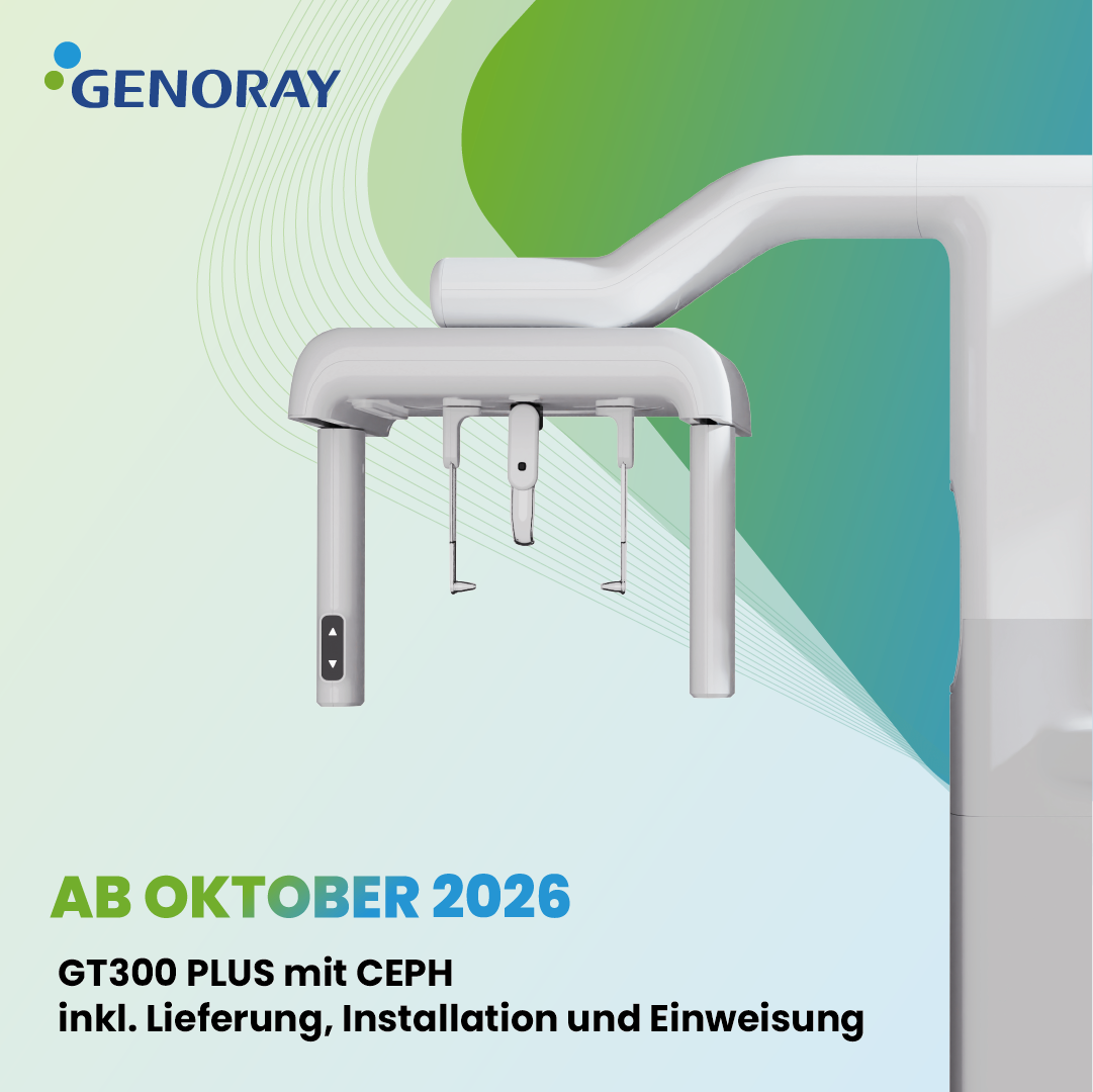 GENORAY GT300 PLUS (Ceph) – NEUGERÄT – Erhältlich ab Oktober 2026 – 65 µm – sehr hohe Auflösung | 384676