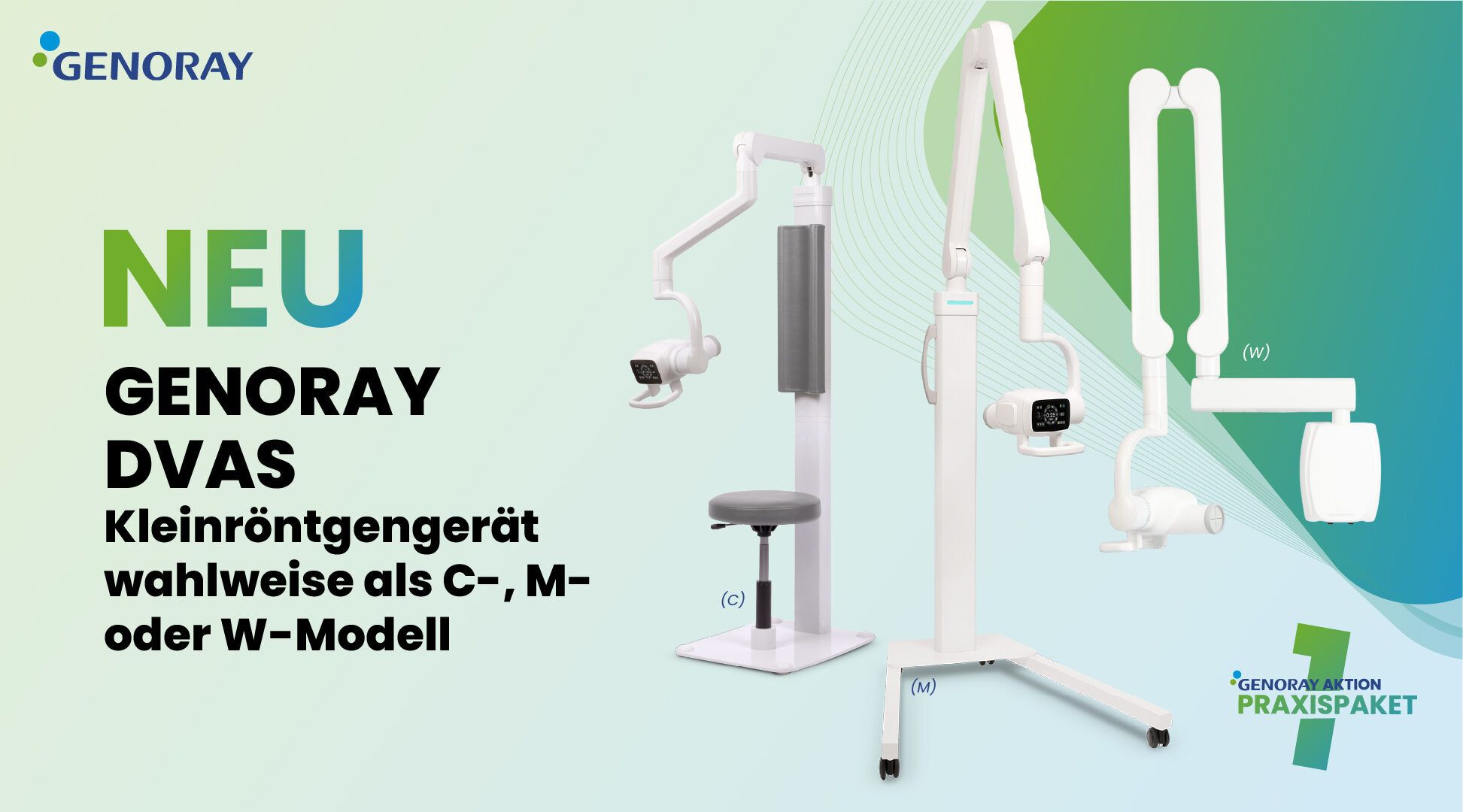Genoray „AKTION“ Praxispaket 1 – DVT / DVAS Kleinröntgengerät / Speicherfolienscanner „inkl. Workstation / Befundmonitor“ | 383848