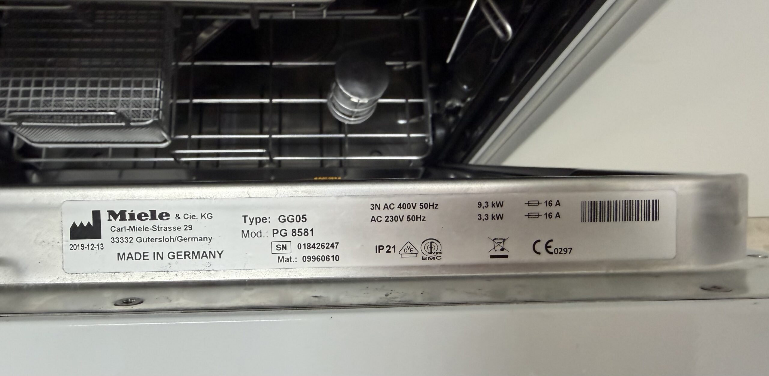 Miele Professional PG 8581 Thermodesinfektor (RDG), Bj. 2019, in Betrieb | 384610