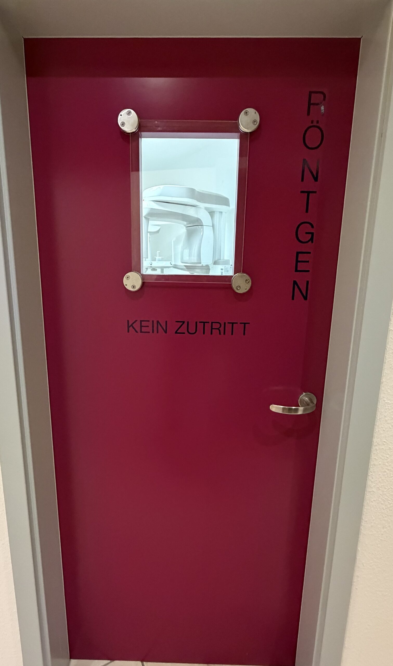 Röntgentür mit Strahlenschutz Sichtfenster | 384629