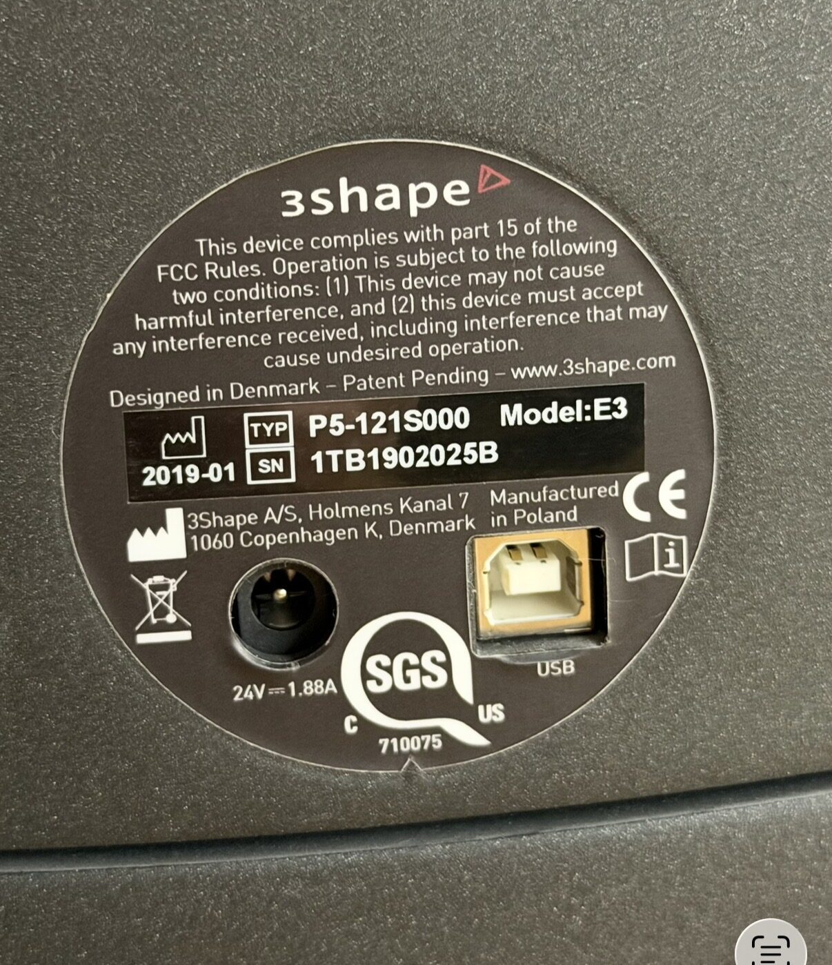 3 Shape E3 Dental Scanner | 384723