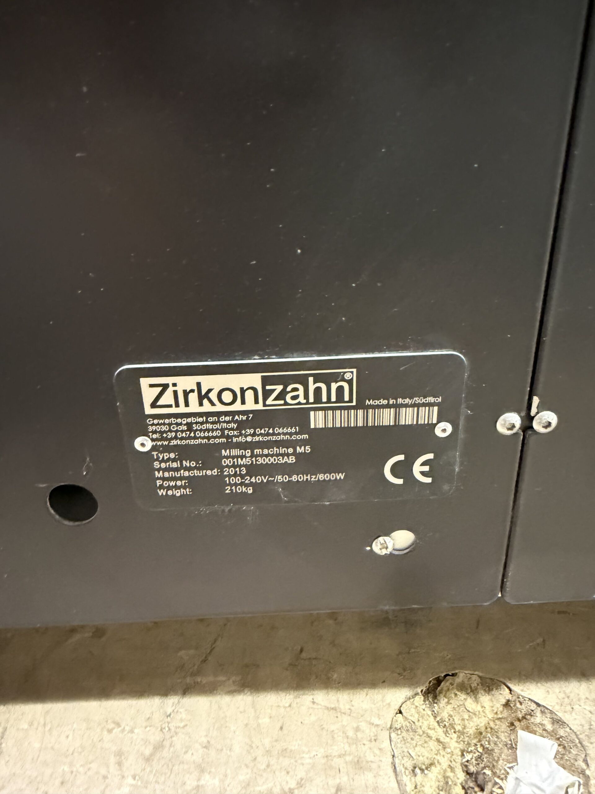 Zirkonzahn Milling Unit M5 Fräsmaschine | 385407