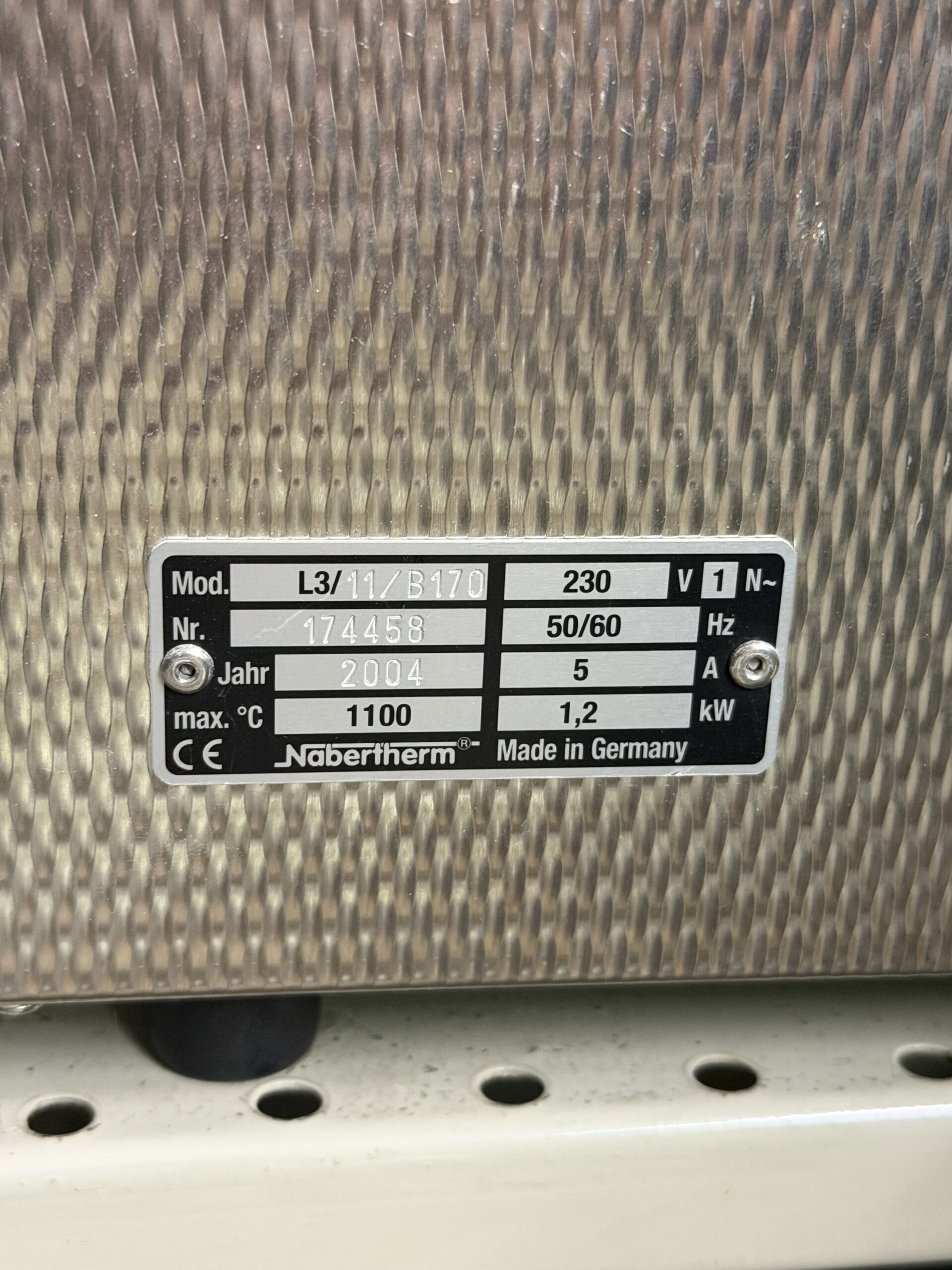 Nabertherm L3/11/B170 Laborofen / Vorwärmofen | 385347