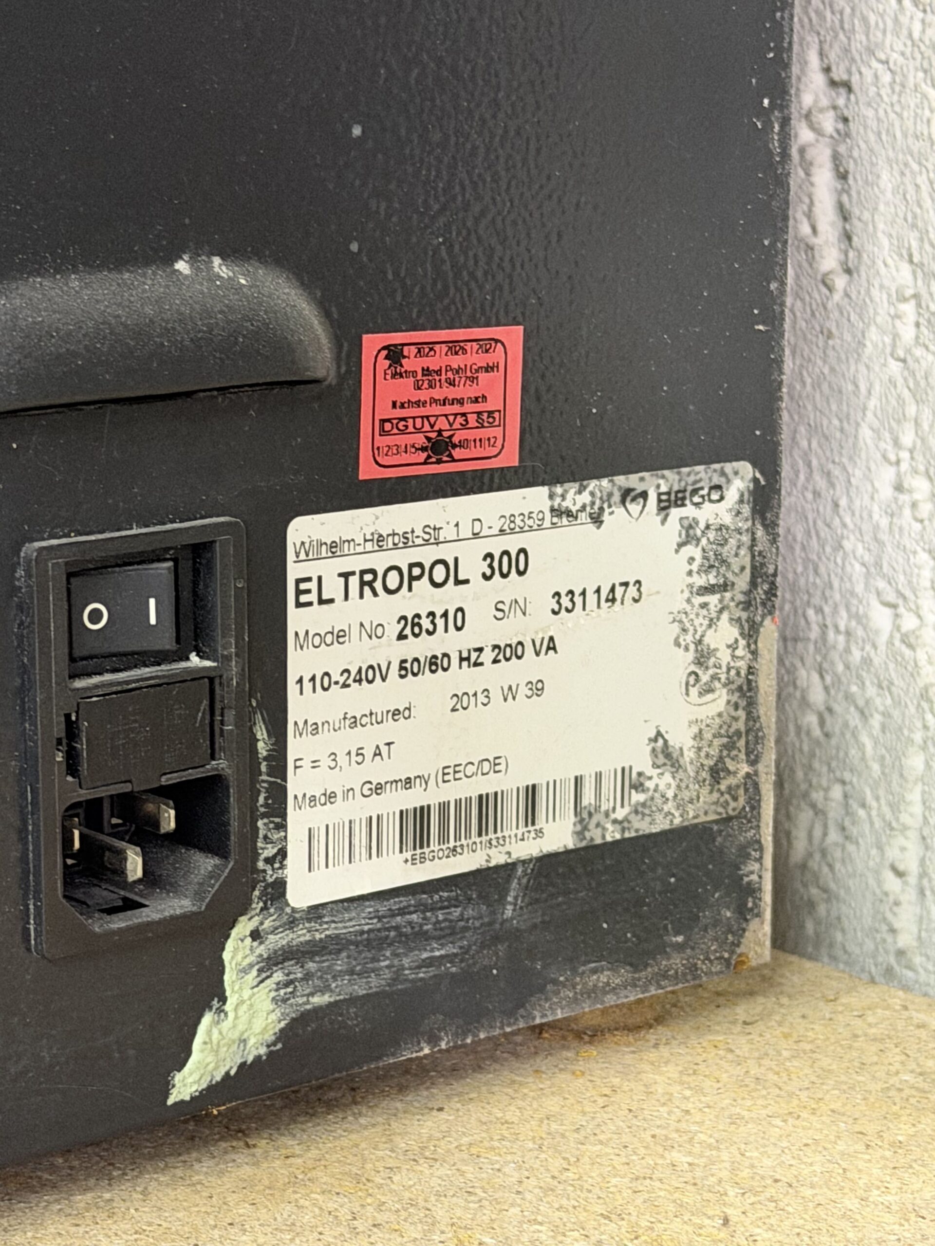 BEGO Eltropol 300 Glänzgät / Elektropoliergerät | 385311