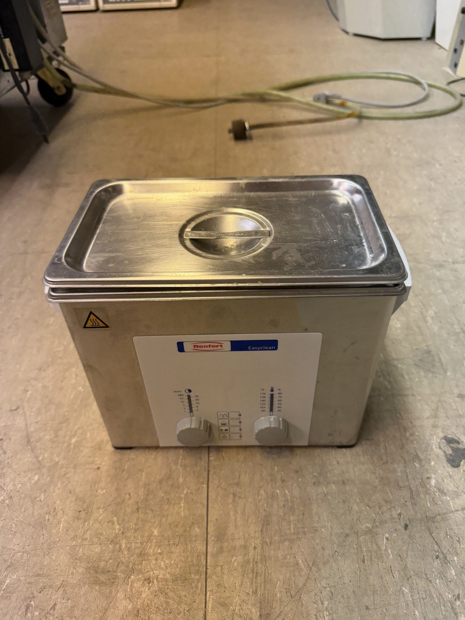 Renfert Easyclean Ultraschallreinigungsgerät inkl. Edelstahldeckel & Einsatzkorb | 385306