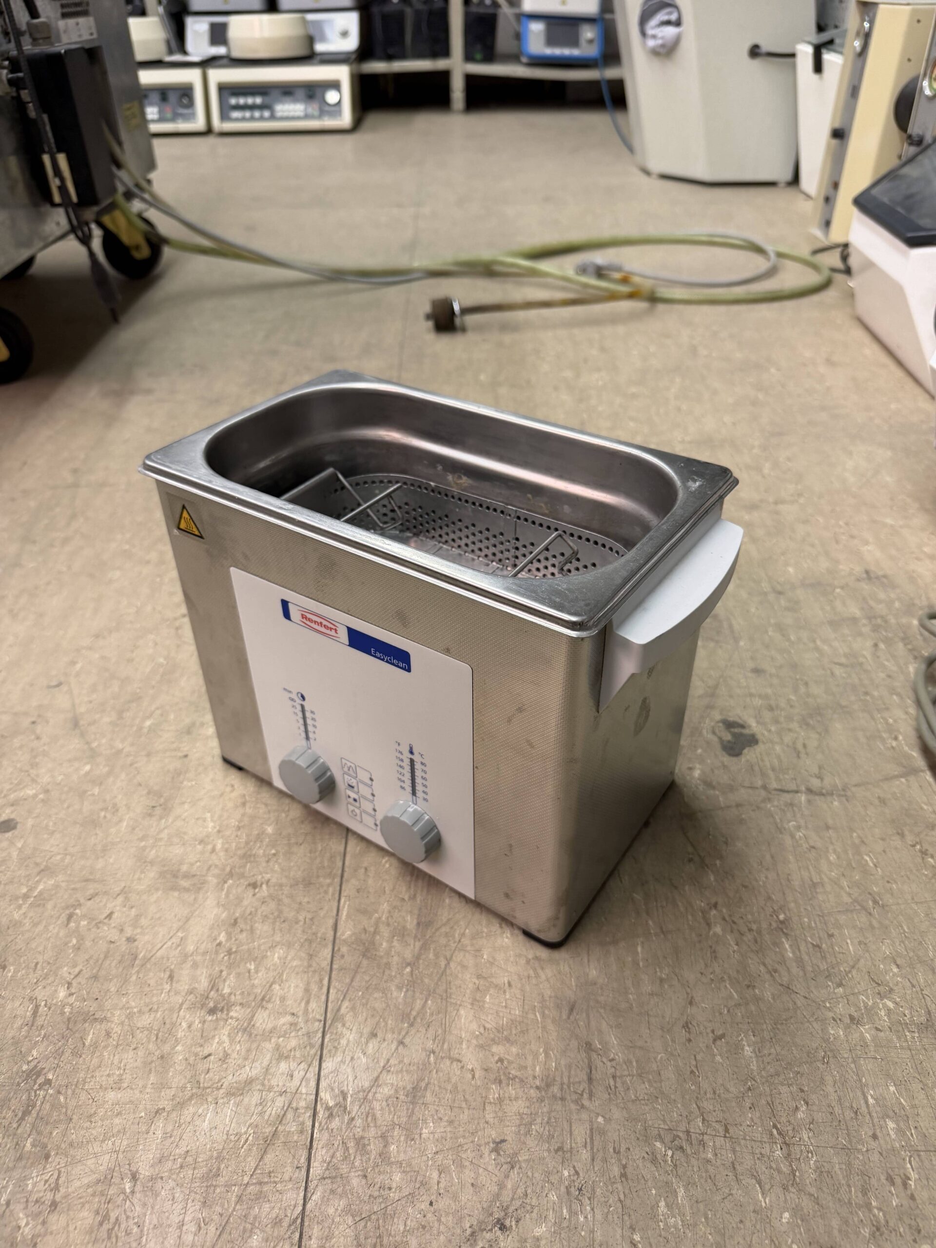 Renfert Easyclean Ultraschallreinigungsgerät inkl. Edelstahldeckel & Einsatzkorb | 385307