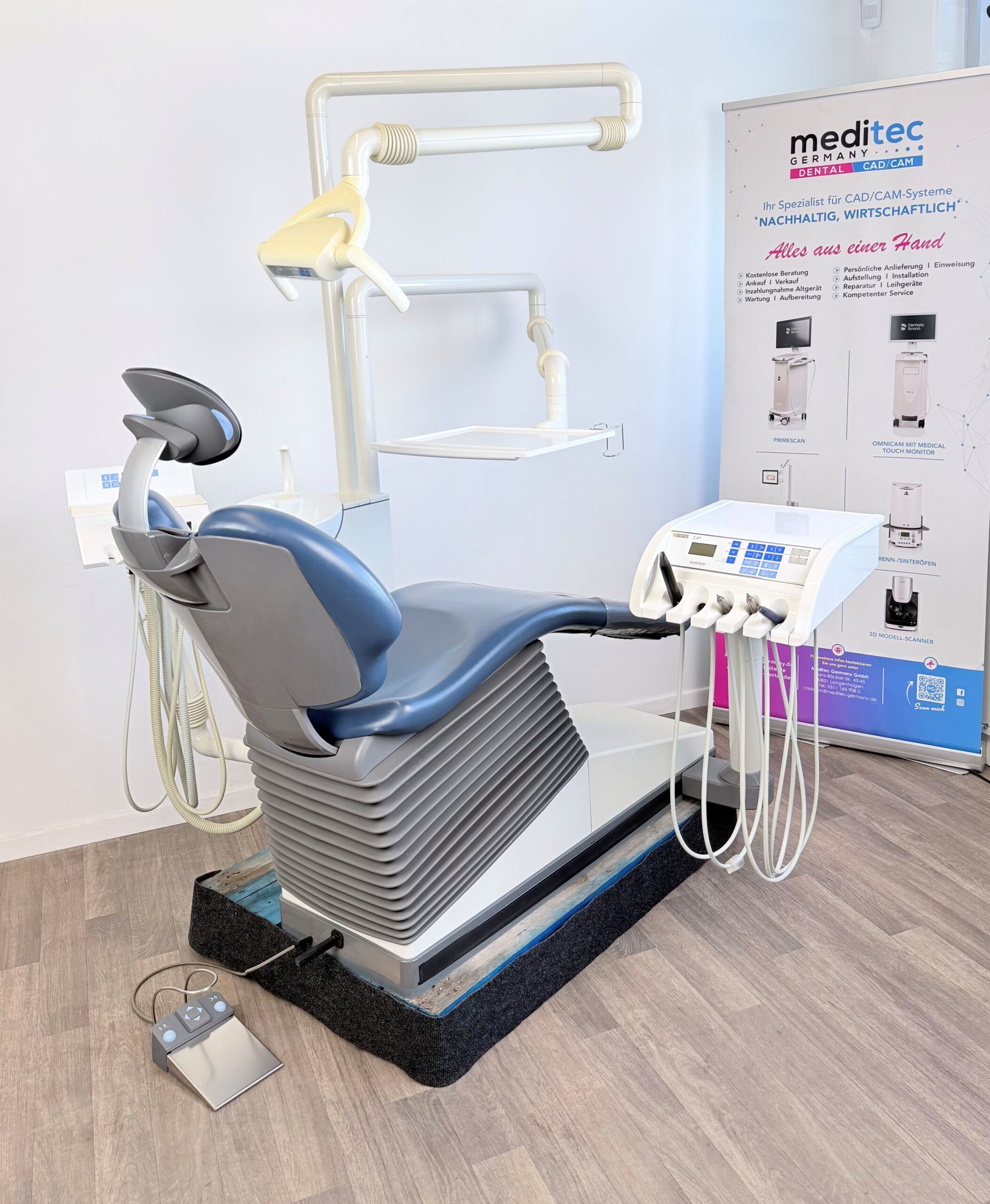 Sirona C4+ Behandlungseinheit, gebraucht geprüft und gewartet inkl. 6 Monate Gewährleistung | 385016