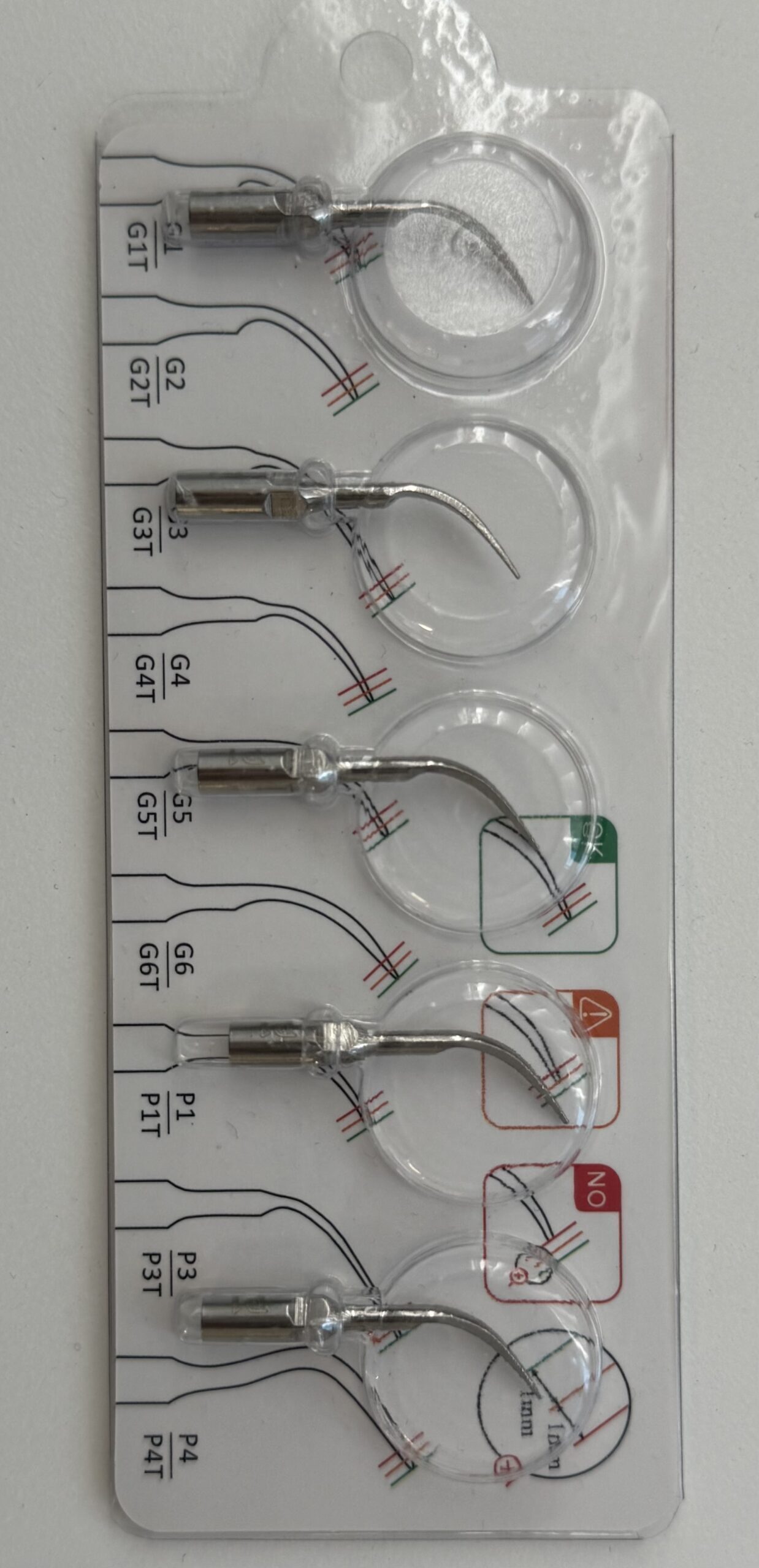 5x P1 Perio Ultraschall-Scaler-Spitzen | 384219