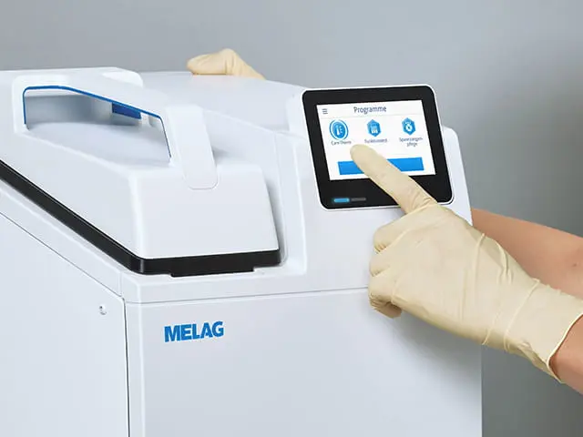 MELAcare – Vollautomatische Winkelstück, Turbinenreinigung, Desinfektion und Öl-Pflege | 384149