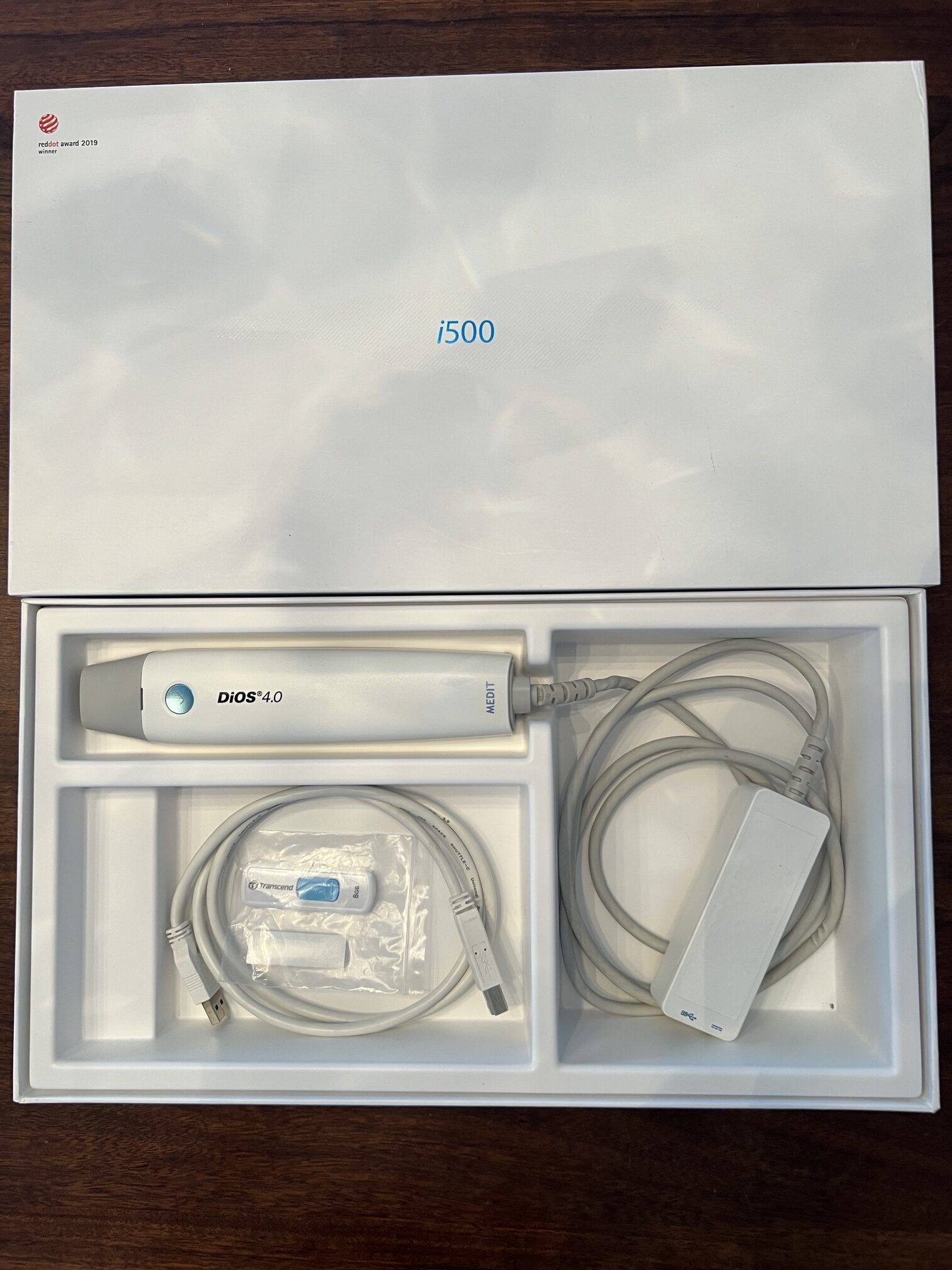 Medit I500 3D Intraoralscanner inkl. Zubehör OVP, gebraucht | 385059