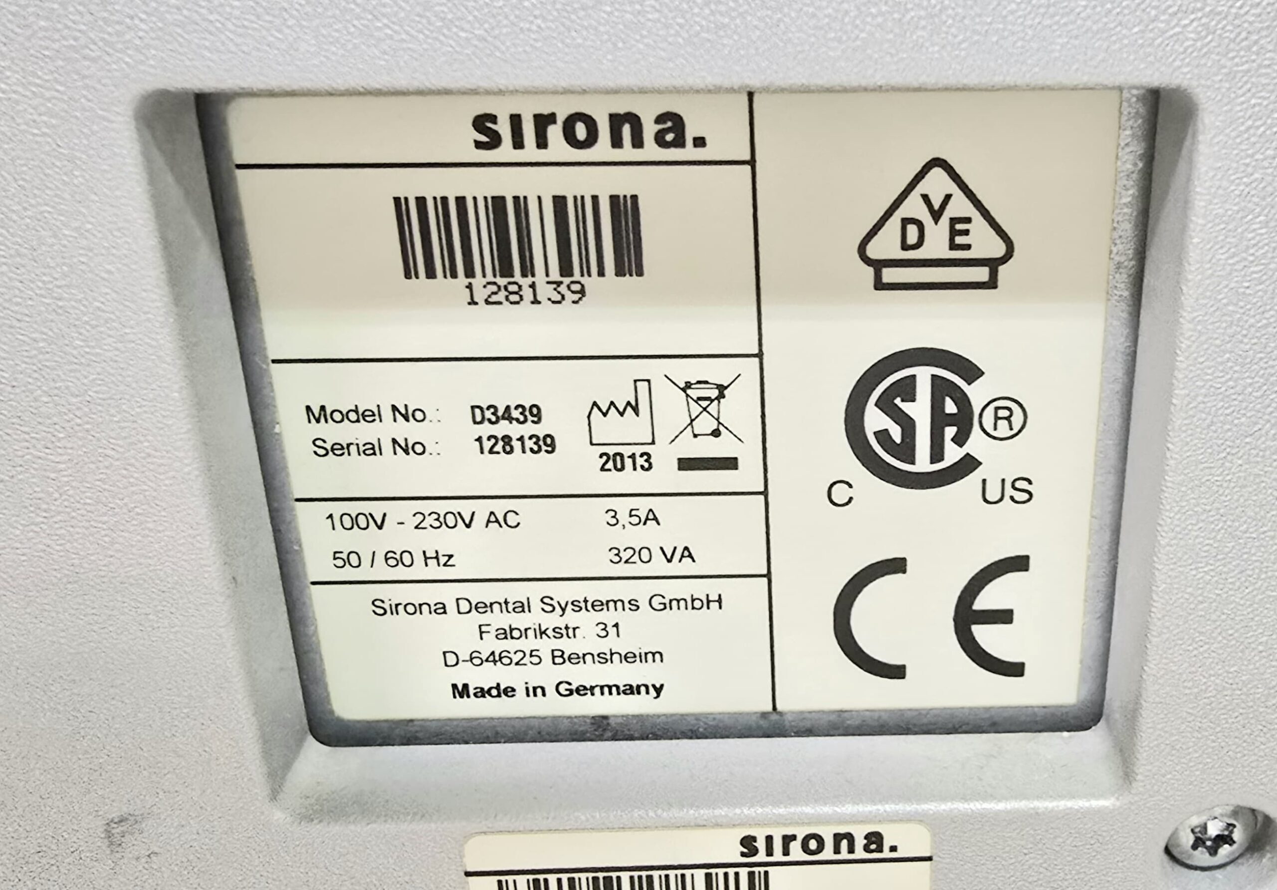 Sirona CEREC MC-XL Premium + Sirona Scanner inEos X5 Dental | 385162