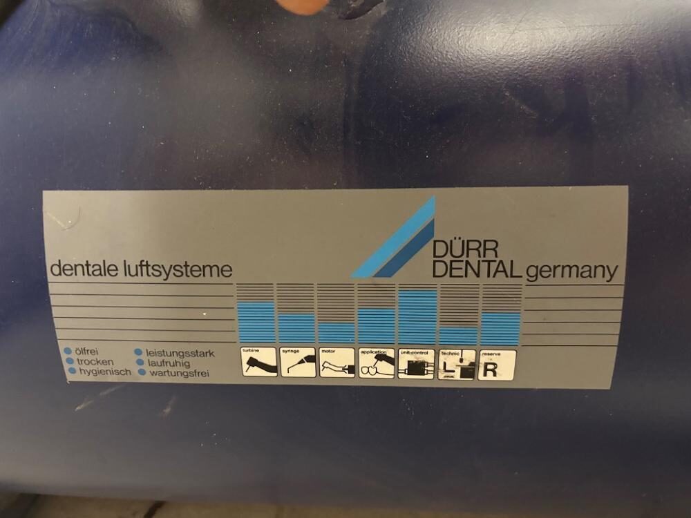 Dürr Dental Kompressor mit Dietz-Motor (DR 90L/ 4 P), in Betrieb | 384614