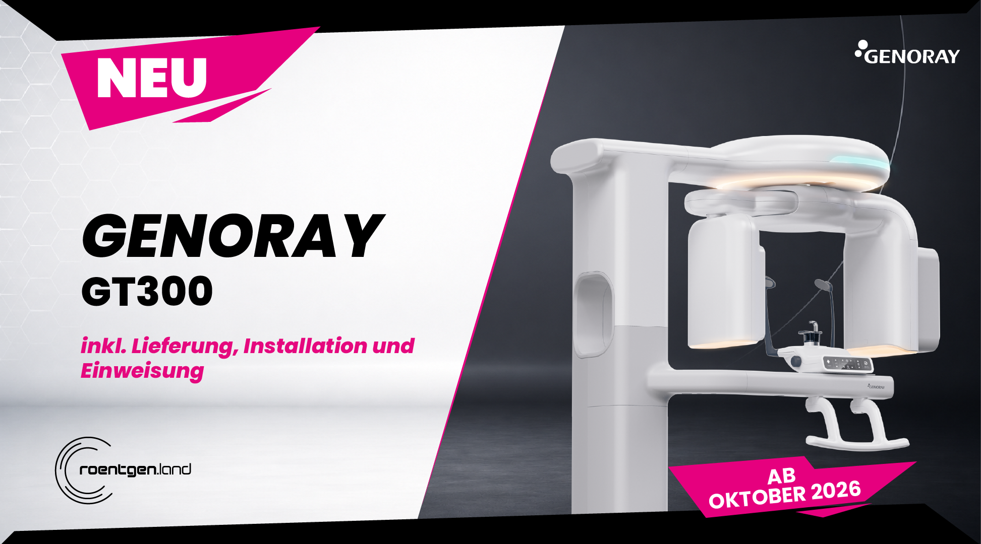 GENORAY GT300 – !NEU! – Erhältlich ab Oktober 2026 – NEUGERÄT – 65 µm – sehr hohe Auflösung | 384681