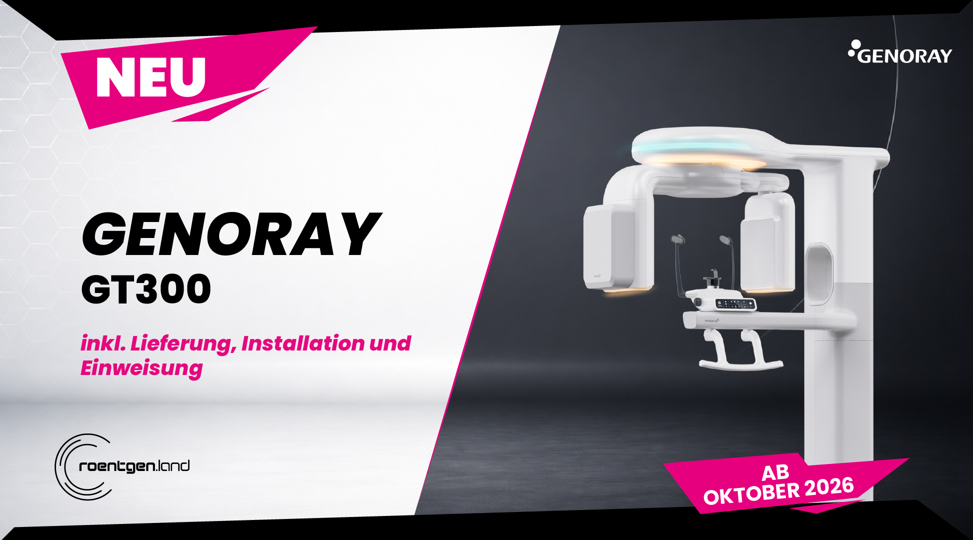GENORAY GT300 – !NEU! – Erhältlich ab Oktober 2026 – NEUGERÄT – 65 µm – sehr hohe Auflösung | 384682
