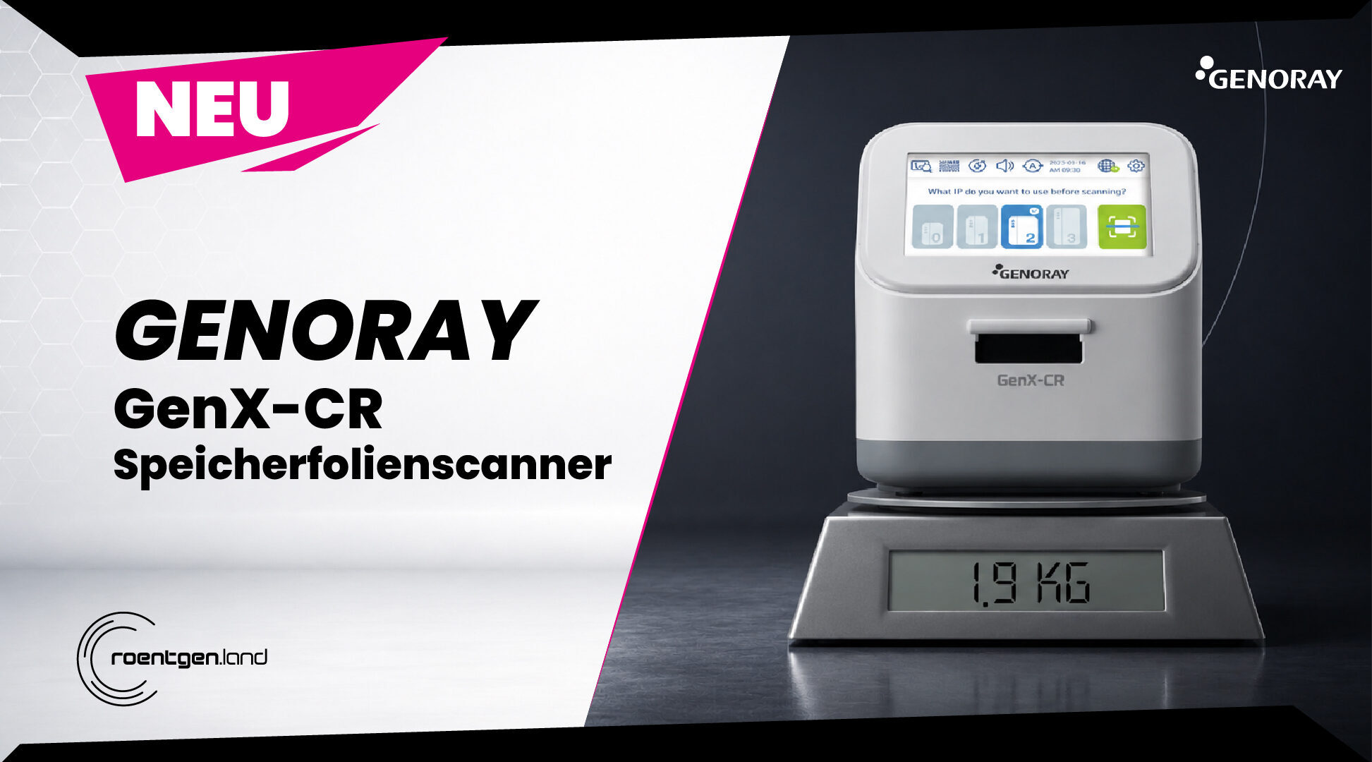 GENORAY GenX-CR Speicherfolienscanner | 383868