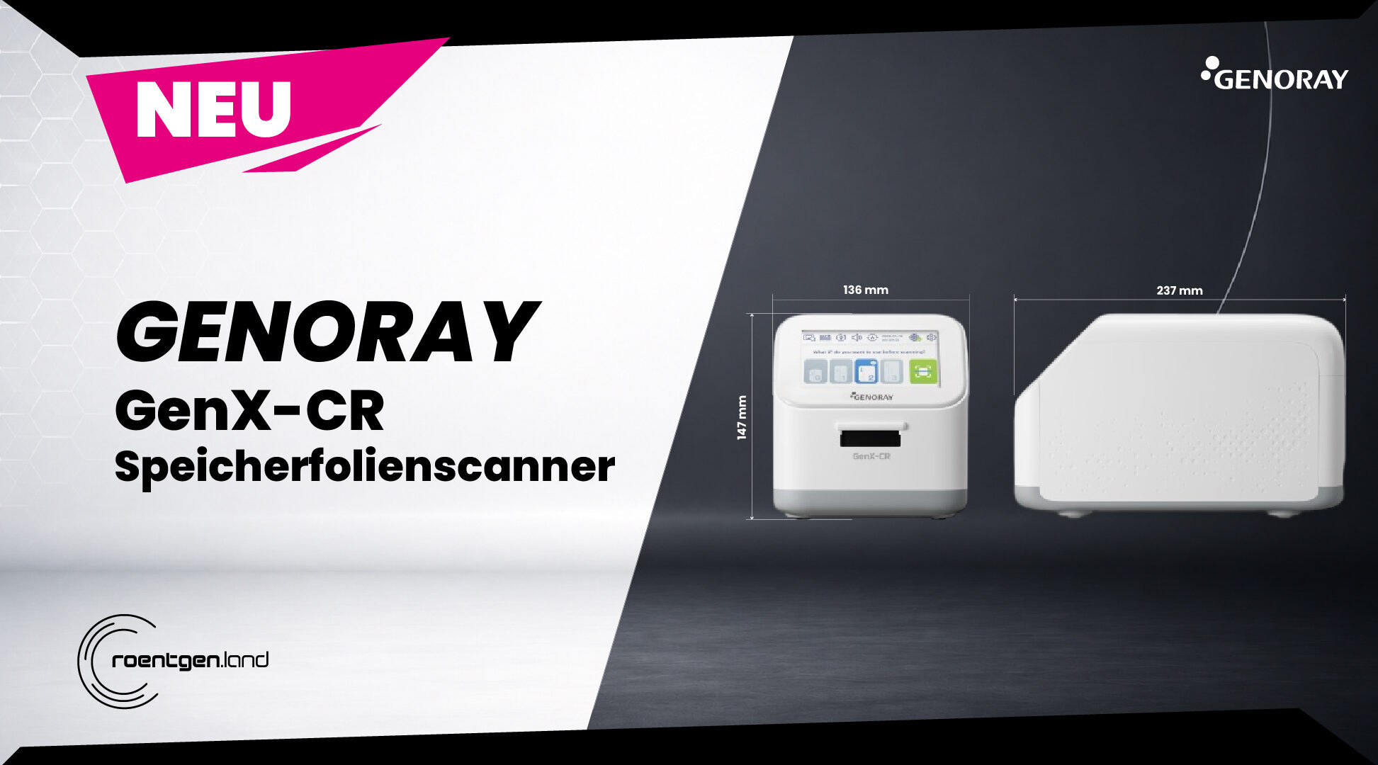 GENORAY GenX-CR Speicherfolienscanner | 383869