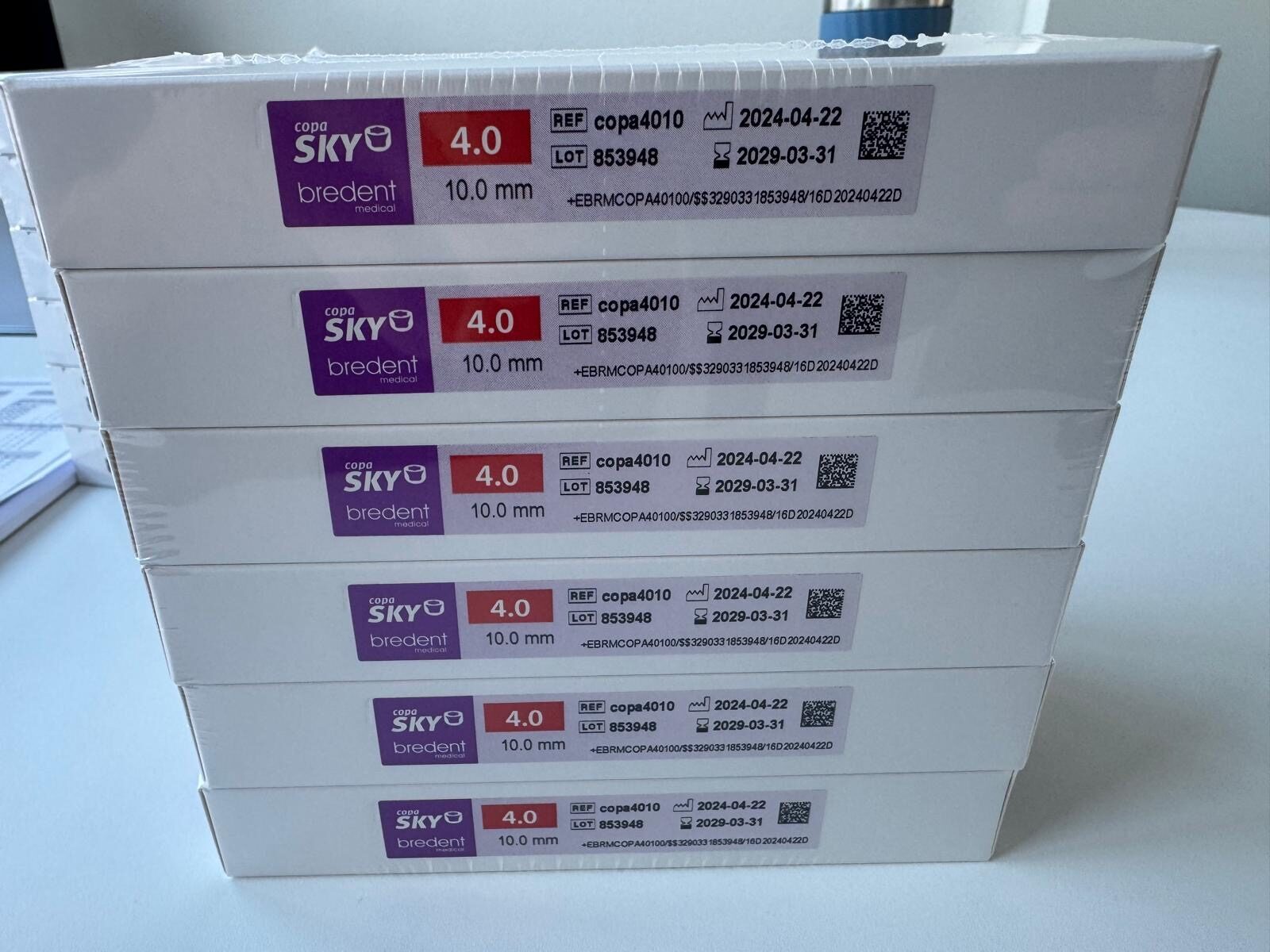 Stück 150,- Bredent copa Sky Implantate neu original verpackt (12 Stück insgesamt) | 386527