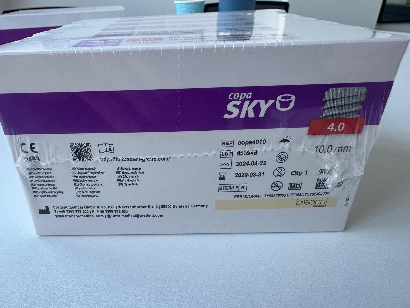 Stück 150,- Bredent copa Sky Implantate neu original verpackt (12 Stück insgesamt) | 386532