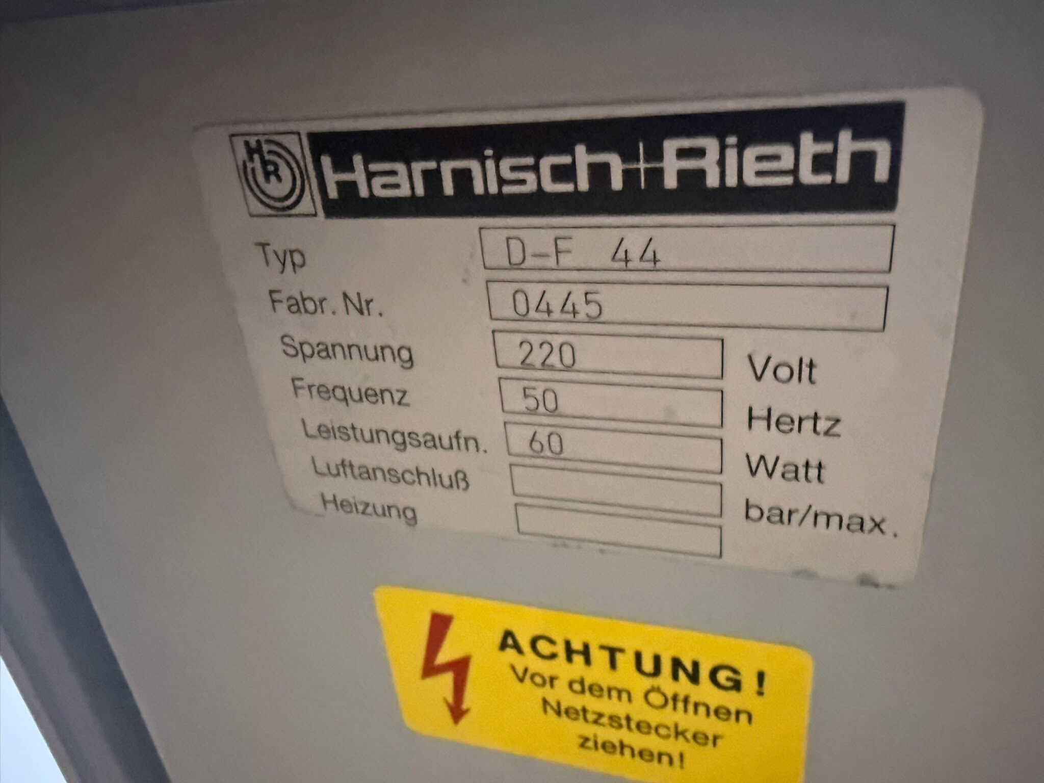 Harnisch+Rieth D F 44 Fräsgerät Dental Labor Präzisionsfräsgerät Frässpindel | 387310
