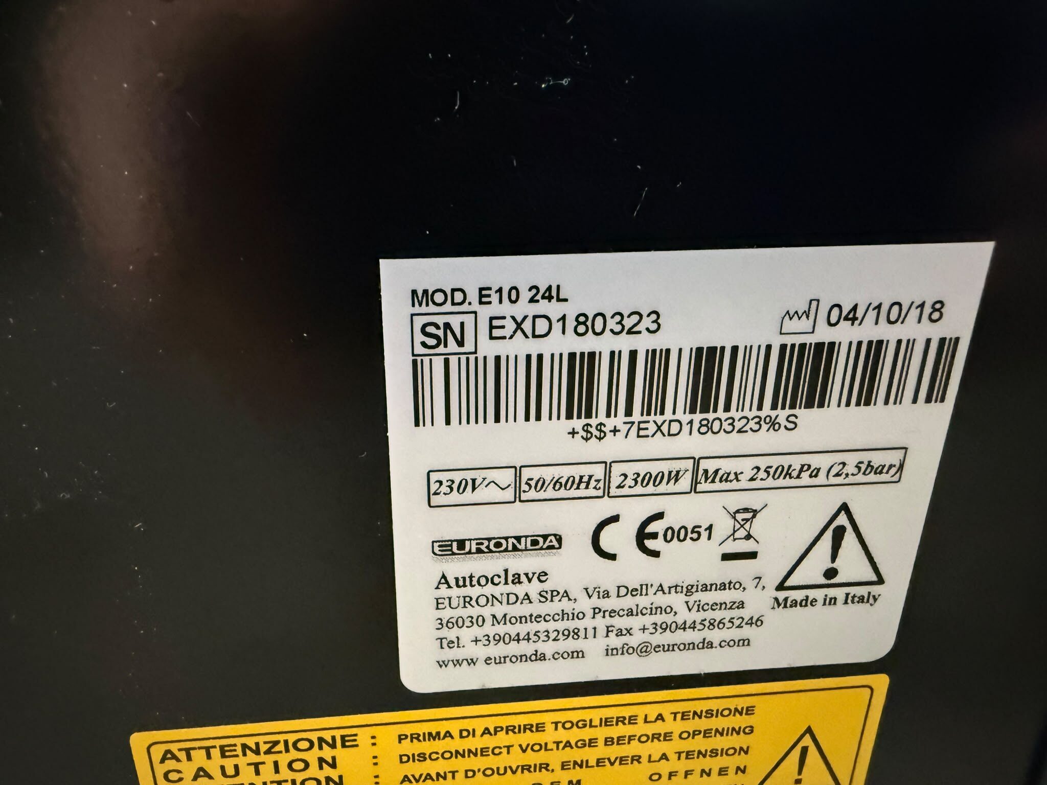 Euronda B Autoklav E10 24 Liter | 387224