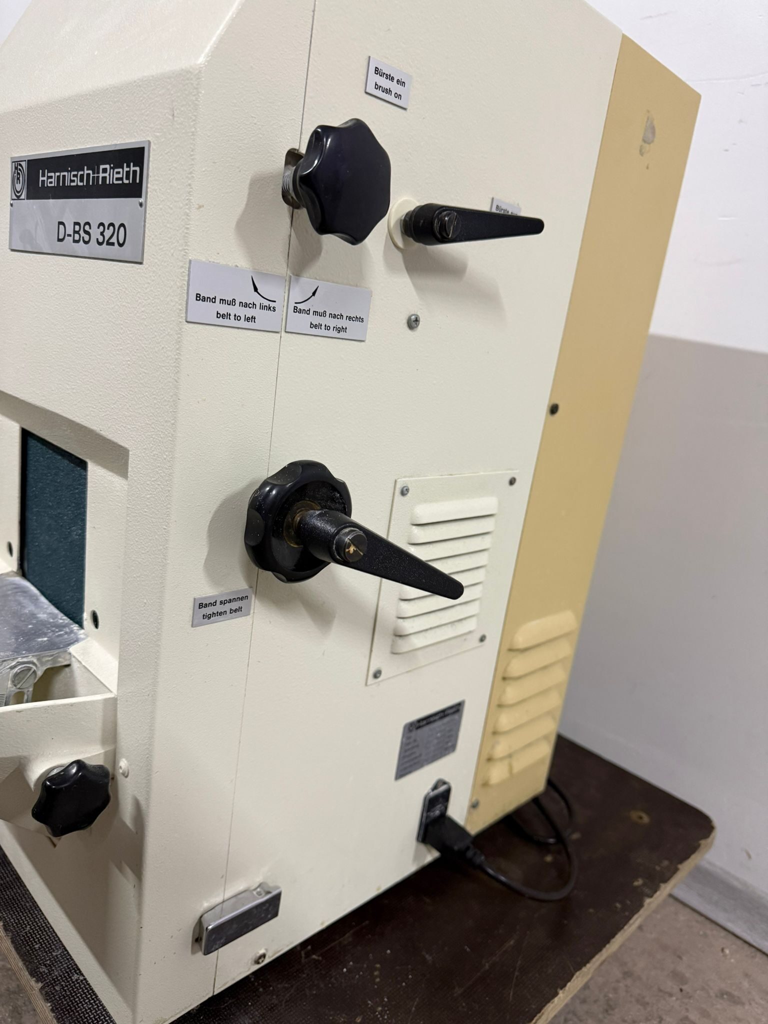 Harnisch + Rieth D-BS 320 F Bandschleifer Gips | 387380