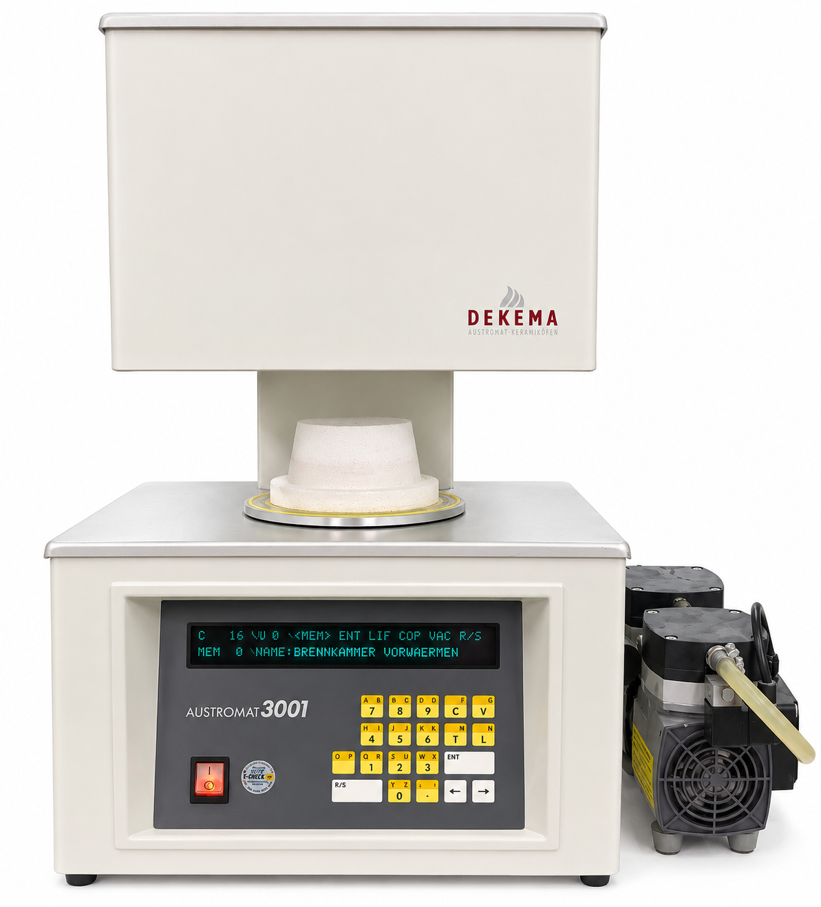 DEKEMA AUSTROMAT 3001 Keramikofen – Dentalofen – Zahntechnik – inkl. Vakuumpumpe | 387735