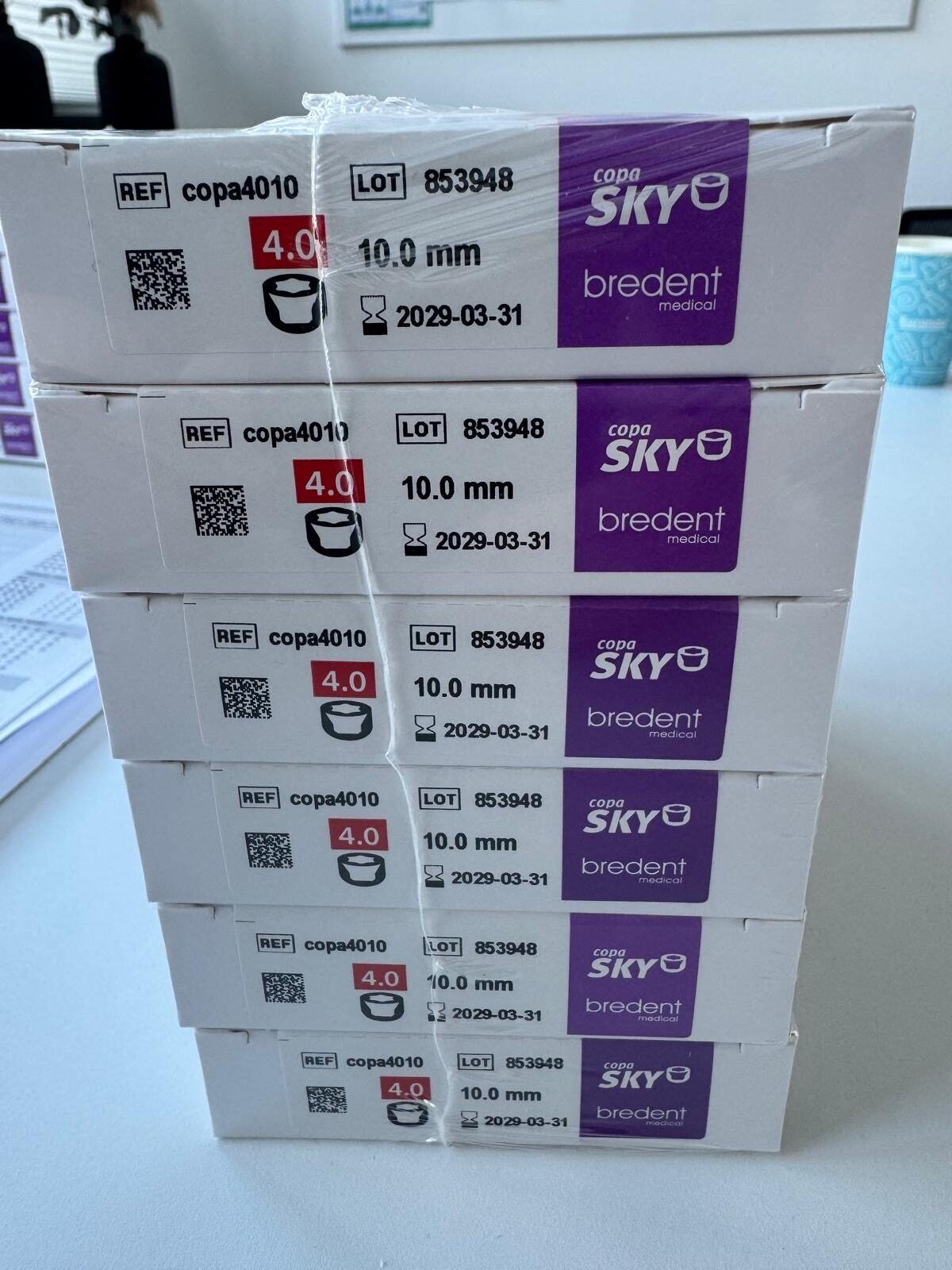 Stück 150,- Bredent copa Sky Implantate neu original verpackt (12 Stück insgesamt) | 386531