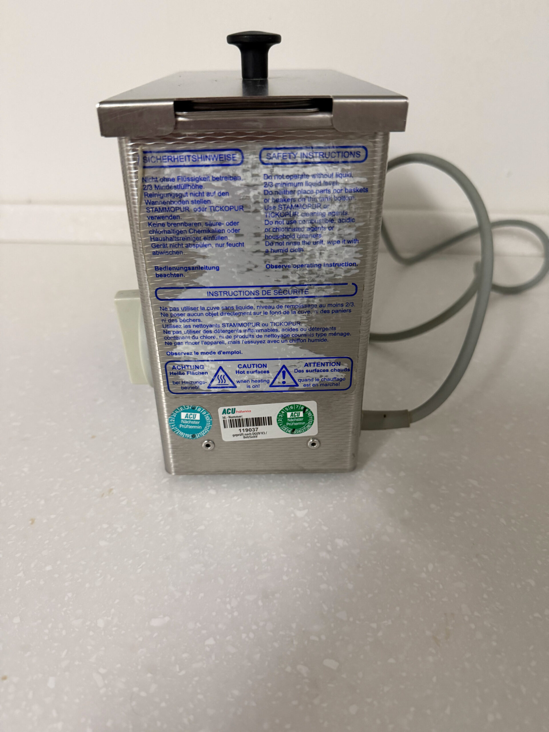 Bandelin SONOREX Super RK 31 H Hochleistungs-Ultraschallreiniger für Praxis und Labor | 387409