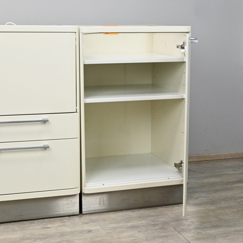 Baisch 5er Behandlungszeile / Schrankzeile aus Stahl, gebraucht | 386216