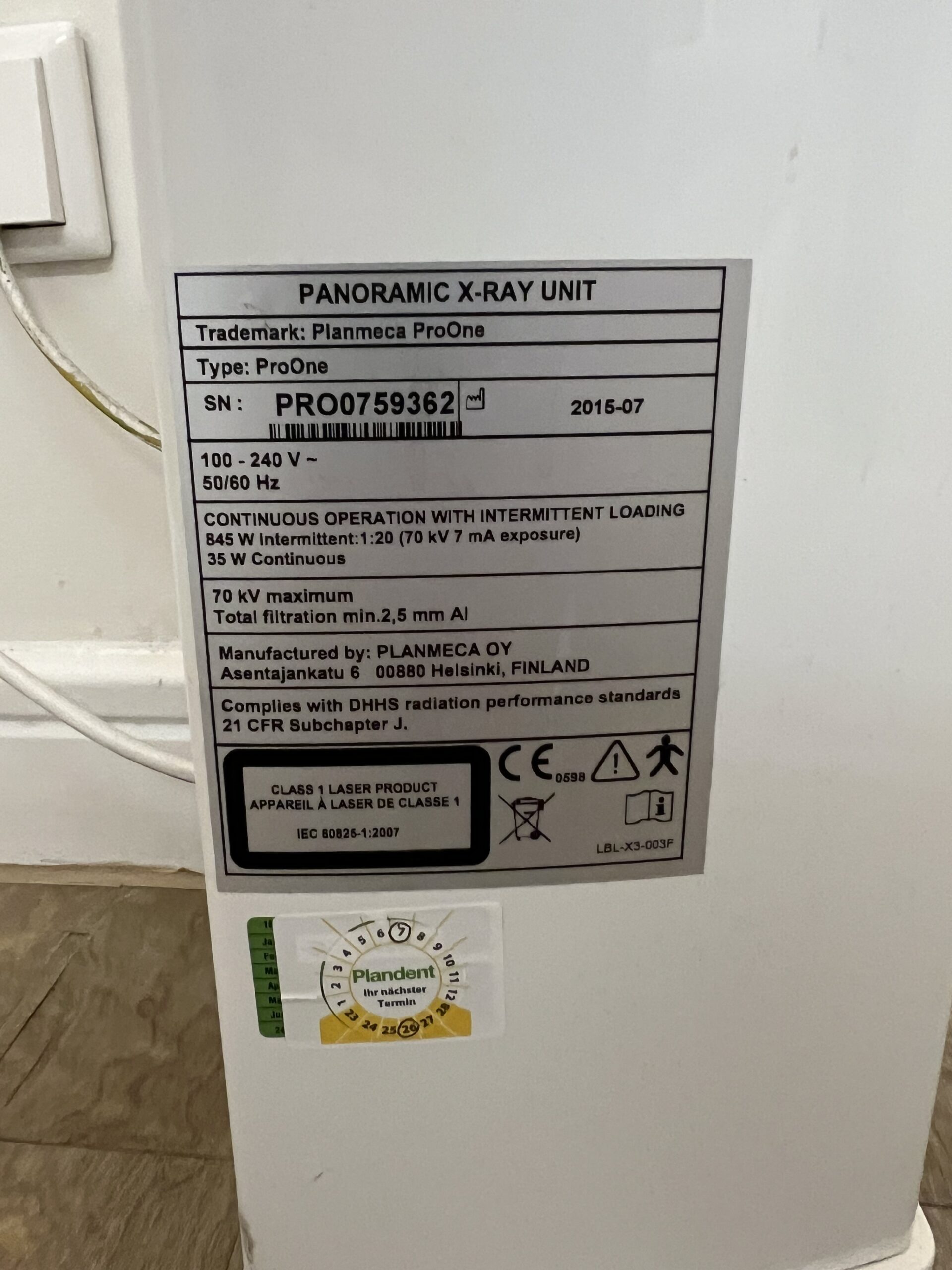 OPG ProOne Planmeca | 386684