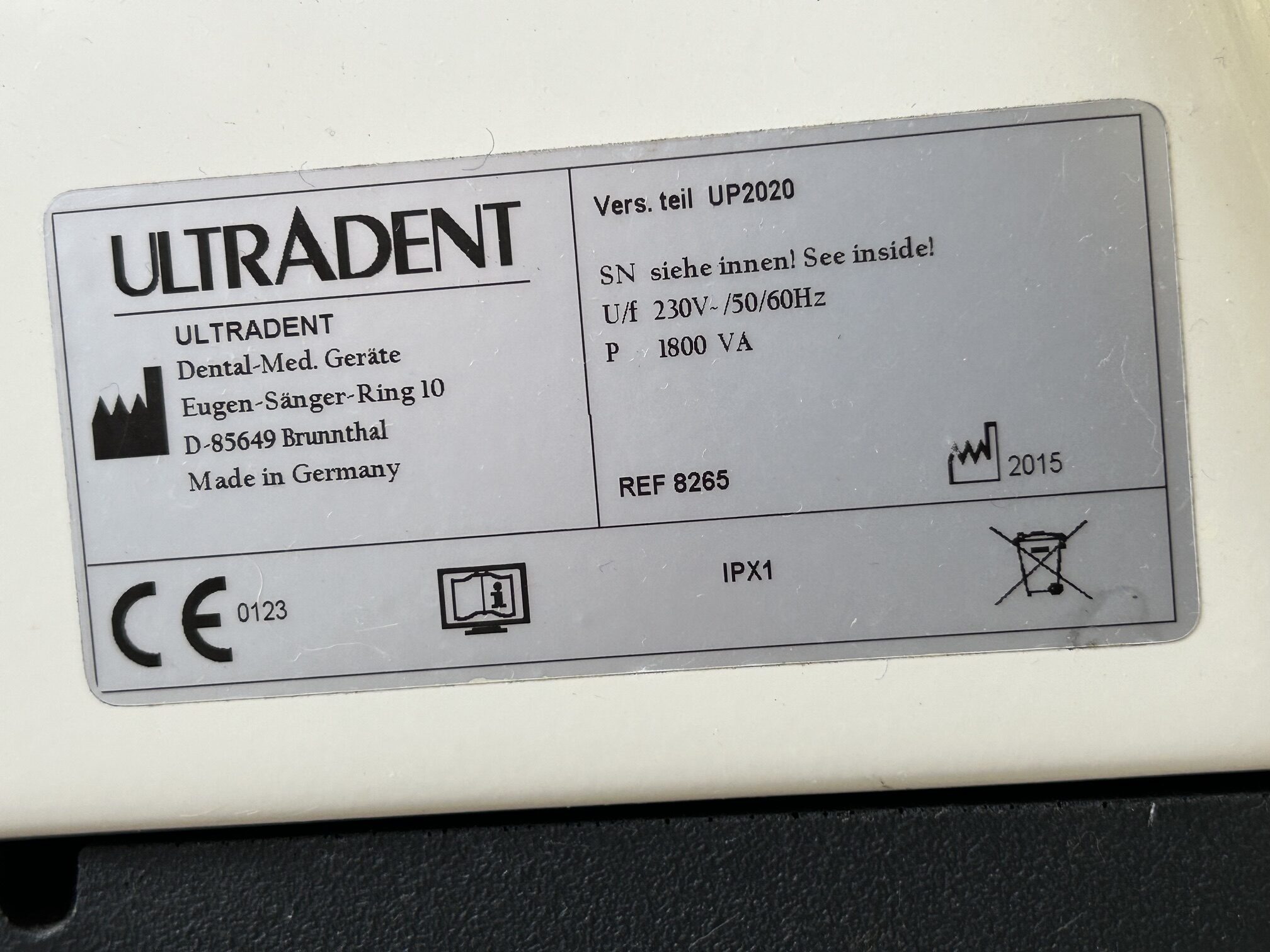 Ultradent G101 / UD2020 Behandlungseinheit – 2016 – aus Praxisauflösung | 387497