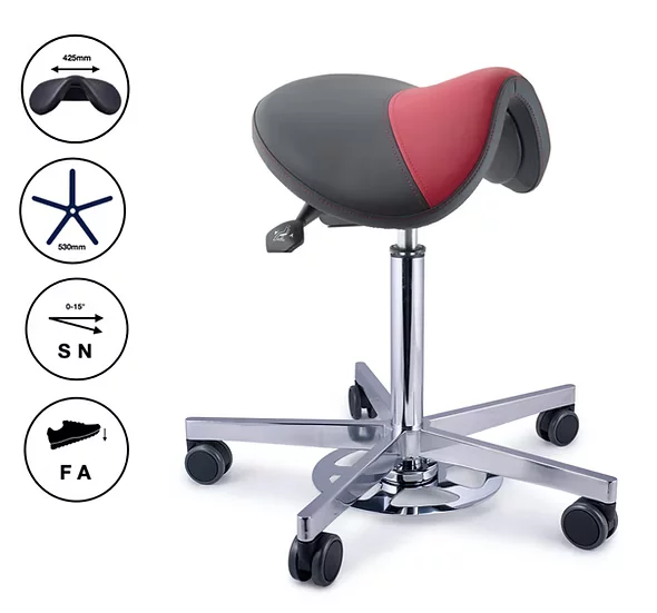 Sattelsitz Balance mit SN sowie Hand- und Fussauslöser (FA) | 387336
