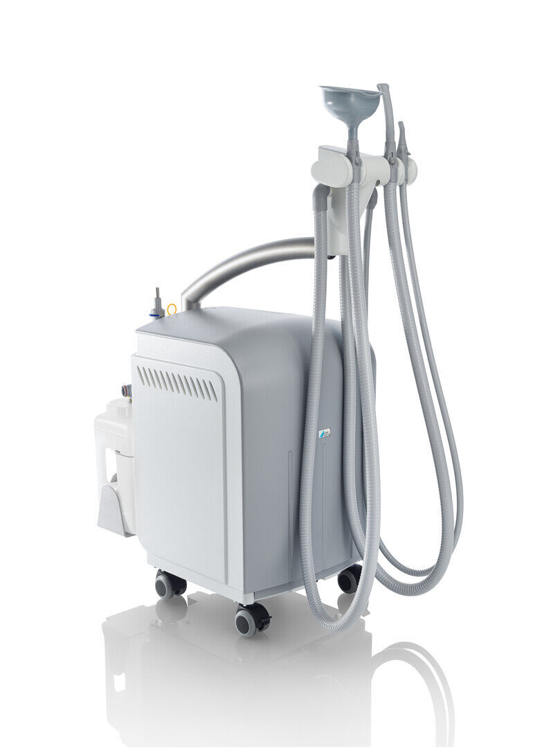 Dürr Dental Variosuc VSA fahrbare, mobile Spraynebel-Absaugung für 1 Behandler, mit VSA 300 S Kombinations-Saugeinheit, Neu | 387194
