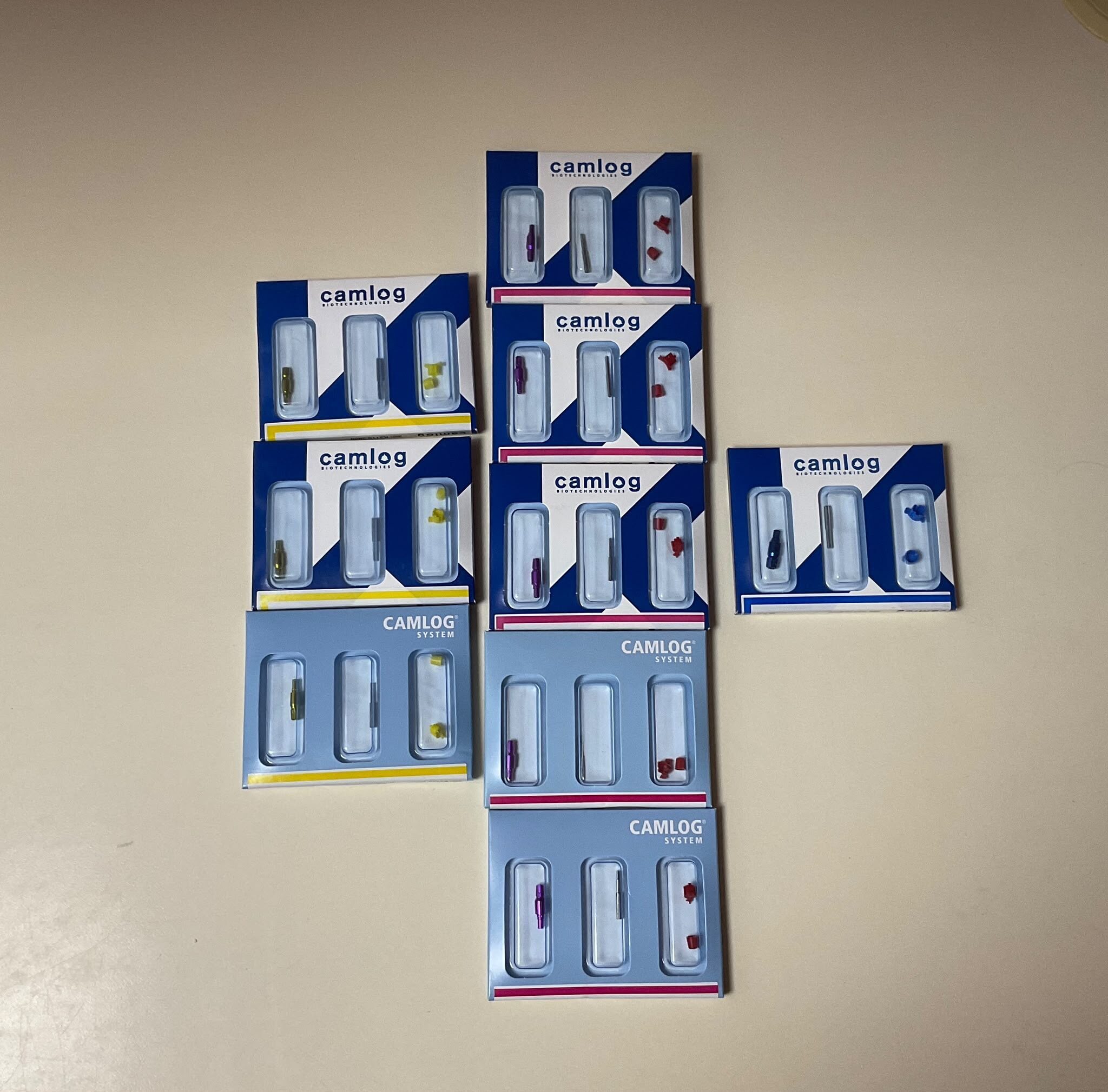 CAMLOG Abformpfosten geschlossener Löffel – 3,8 / 4,3 / 5,0 mm – 8 Stück | 387215