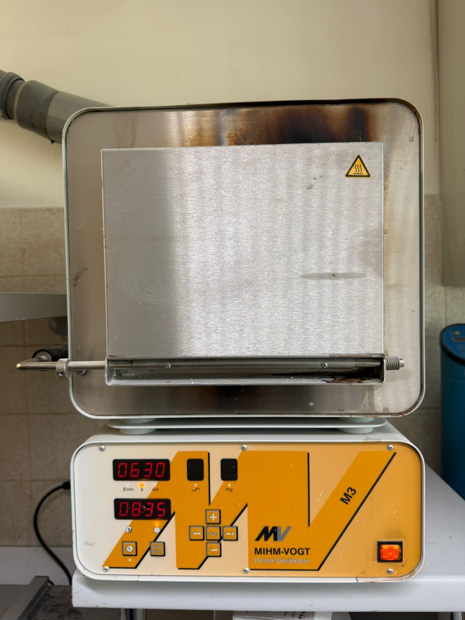Mihm-Vogt KM3 Dental Laborofen Vorwärmofen Dentalofen Zahntechnik 1600W | 387942